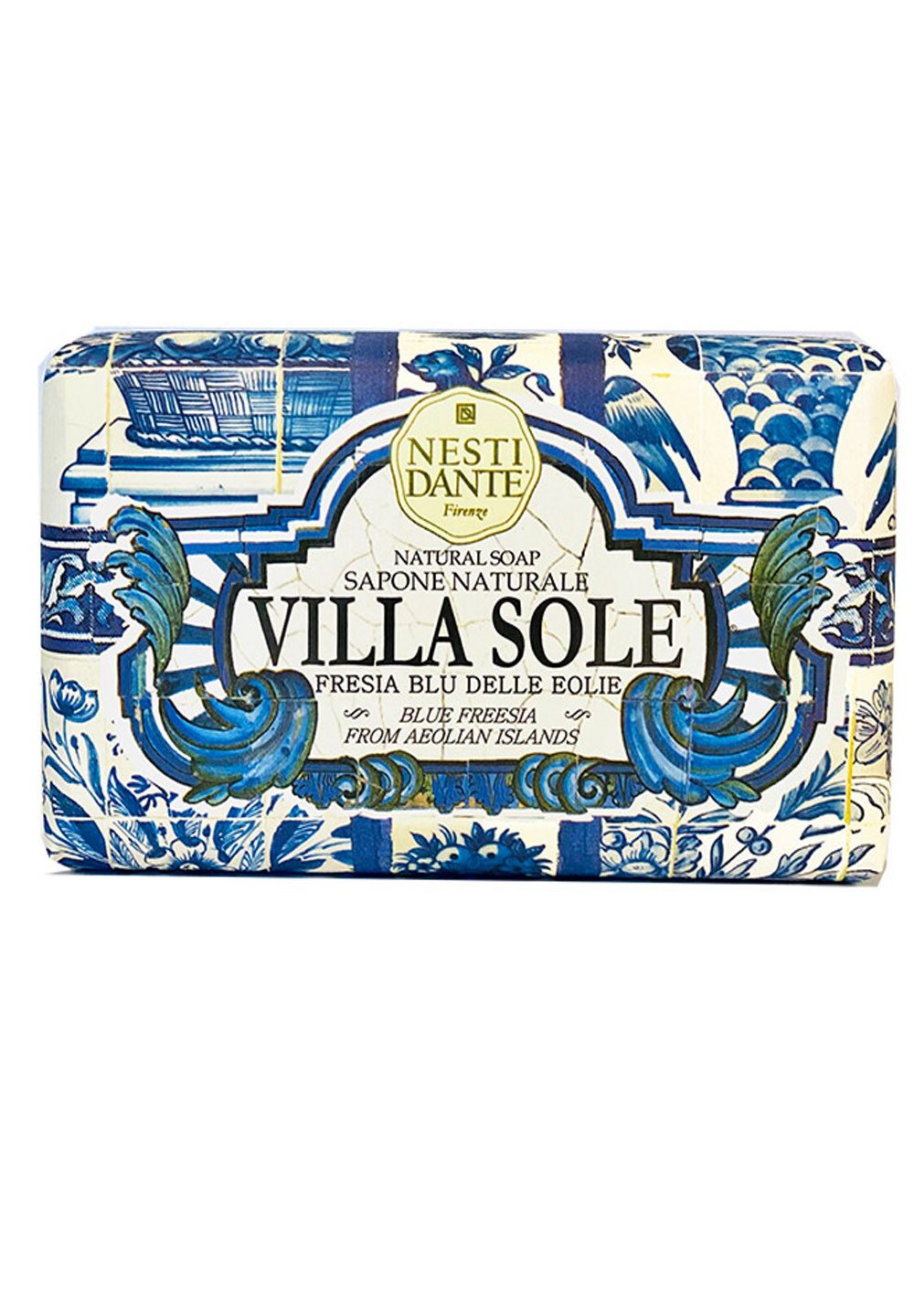 Nesti Dante Handseife 666002, 1-tlg., Villa Sole Fresia blu delle Eolie 250 g