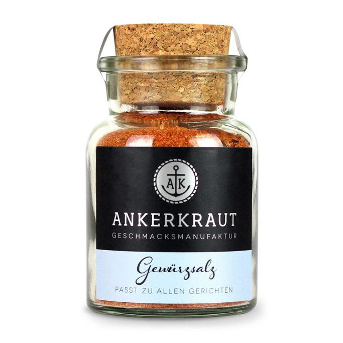 Ankerkraut Gewürz, Ankerkraut Gewürzsalz passend zu allen Gerichten Korkenglas 140g