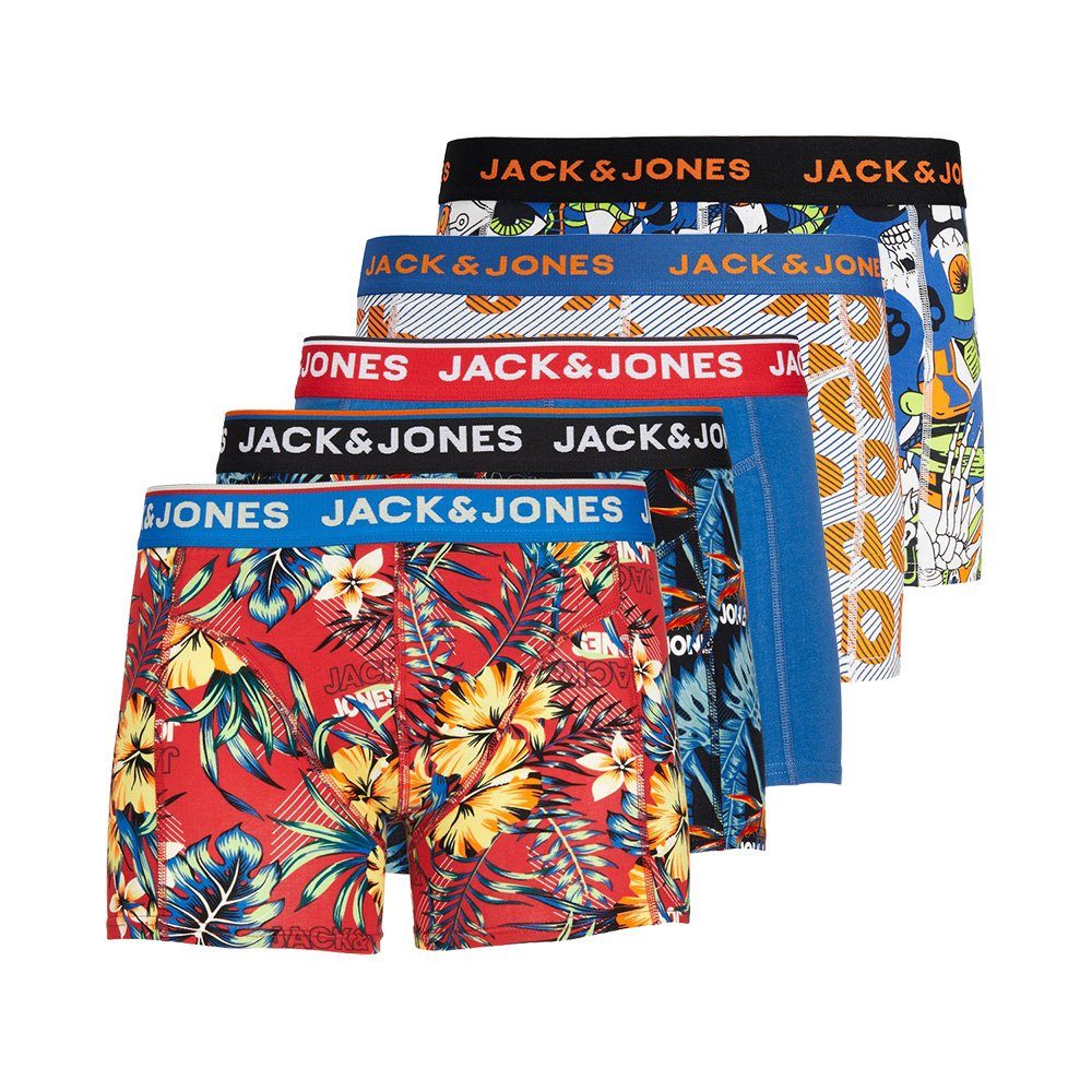 Jack & Jones Boxershorts JACK & JONES Herren 5er Pack Boxershorts S M L XL XXL 5er Pack #MIX7