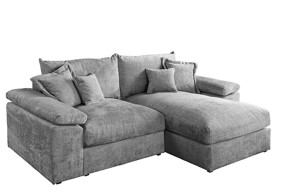 riess-ambiente Ecksofa ATMOSPHERE XL 245cm grau günstig online kaufen