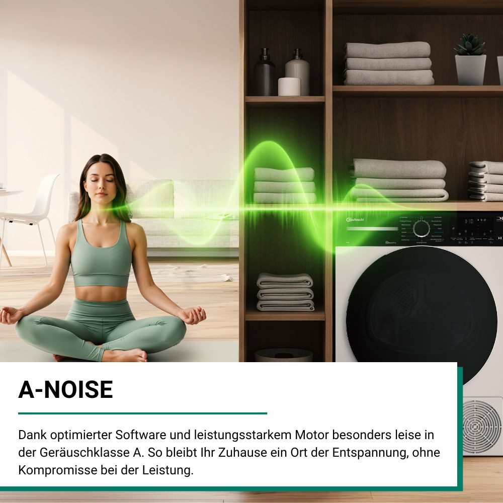BAUKNECHT Wärmepumpentrockner BT 97A WB, IronEase – Bügelfrei auf Knopfdruck – Bild 5 von 5