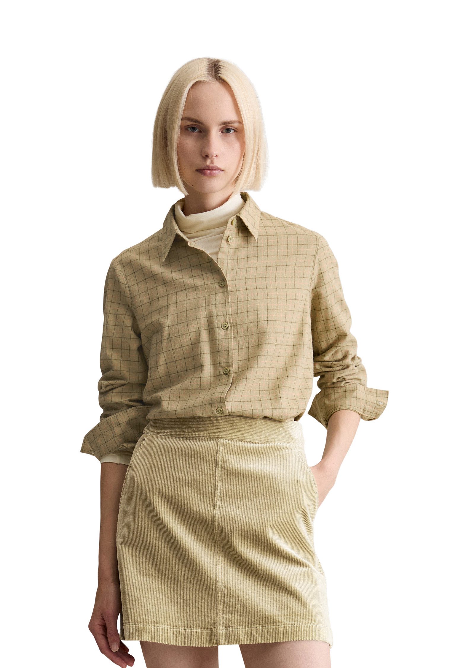 Marc O'Polo DENIM Langarmbluse in softer Flanell-Qualität günstig online kaufen