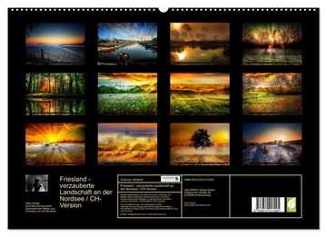 CALVENDO Wandkalender Friesland - verzauberte Landschaft an der Nordsee / CH-Version (Premium, hochwertiger DIN A2 Wandkalender 2023, Kunstdruck in Hochglanz)