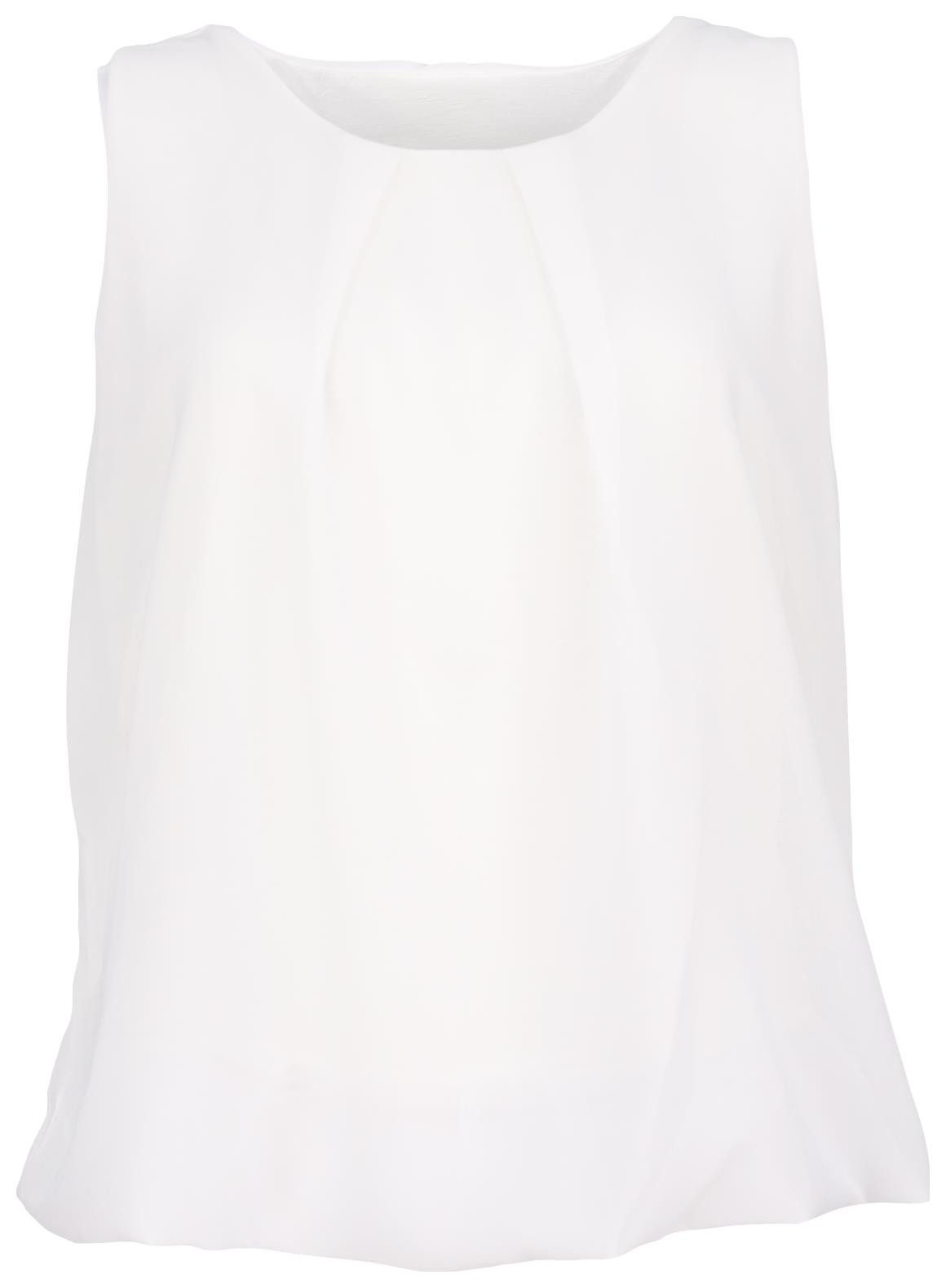 malito more than fashion Chiffonbluse 6879 Blusentop mit Rundhals-Ausschnit günstig online kaufen