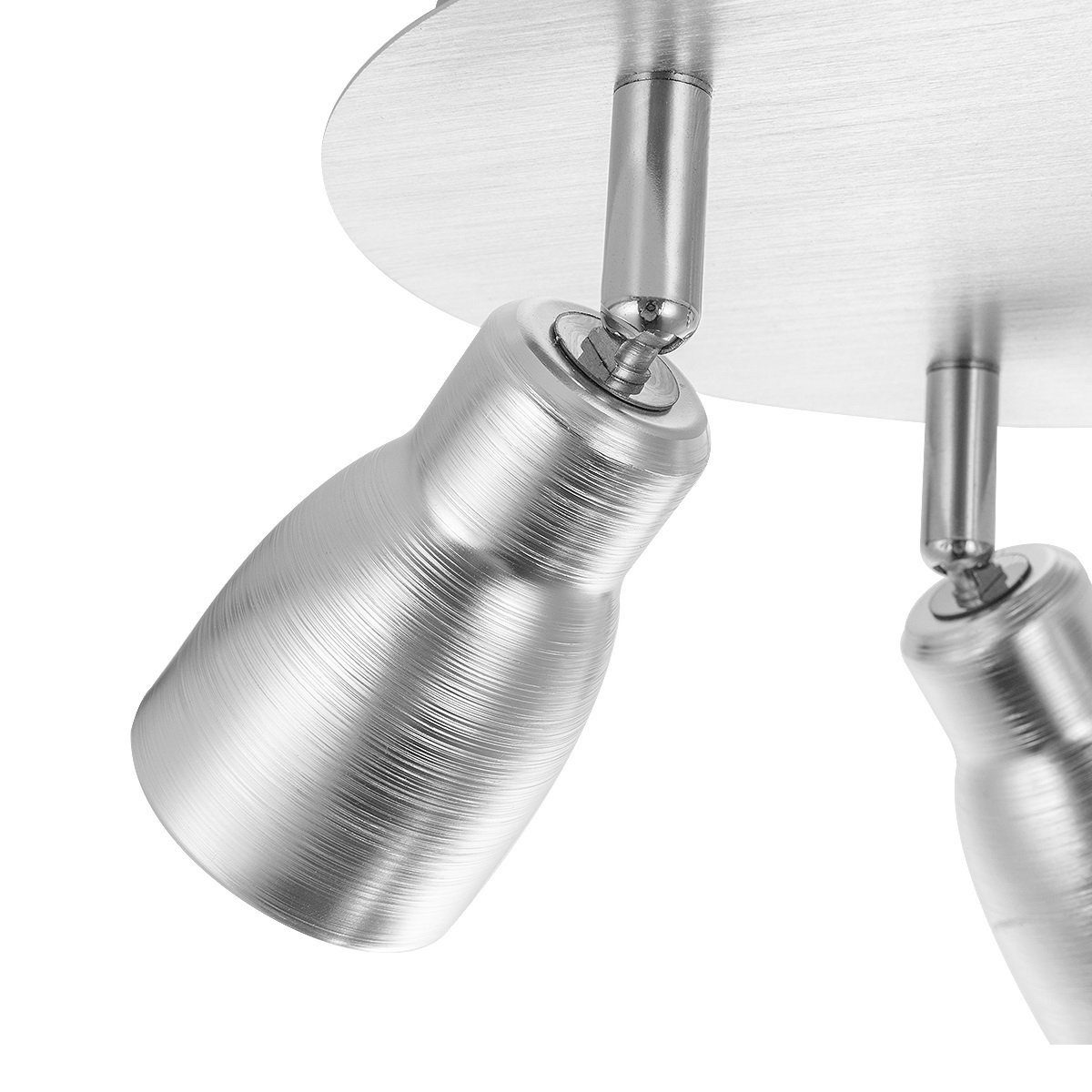 Rondell ALBA home GU10 inkl. sweet silber aluminium home 3fach LED Deckenleuchte Deckenleuchte