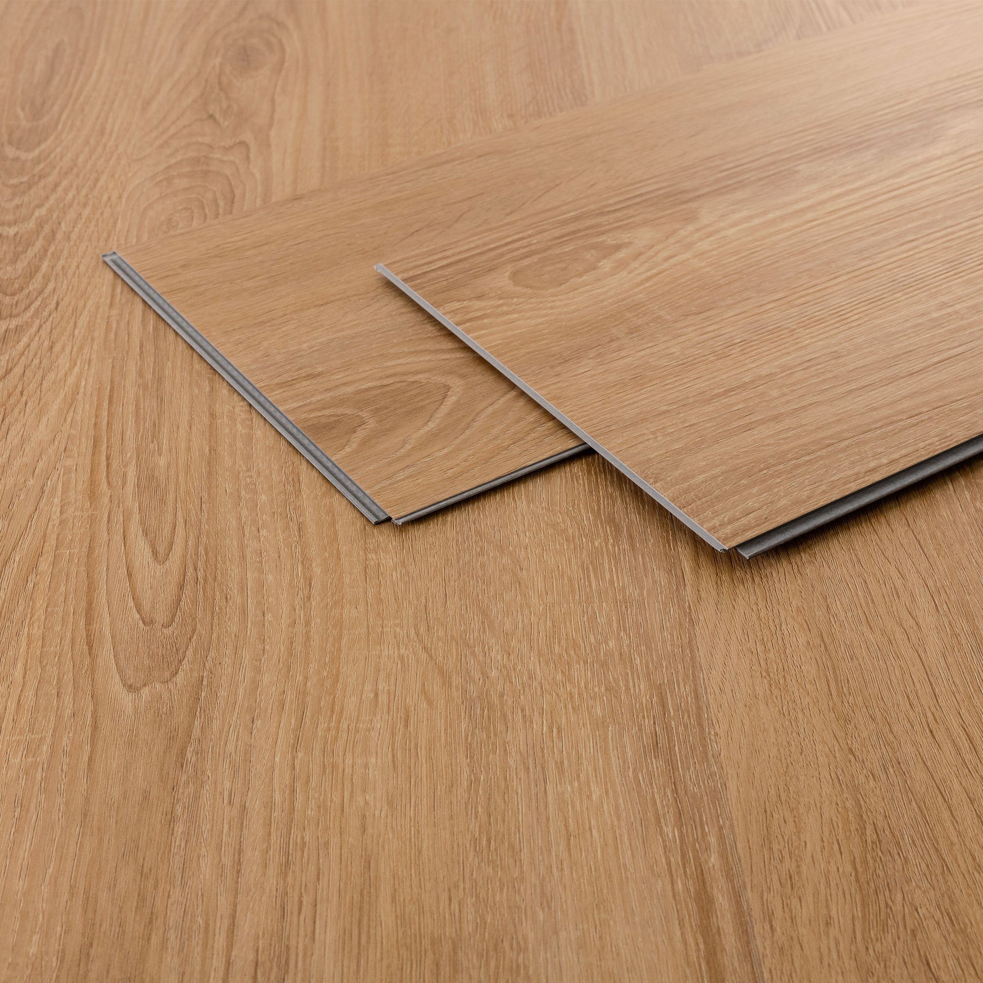 ML-DESIGN Vinylboden PVC Vinyl Bodenbelag Klick-Vinyl Holzoptik Vinylbodenbelag wasserfest, Klickvinyl mit Trittschalldämmung 1,54m² / 7 Dielen 4,2mm Dicke