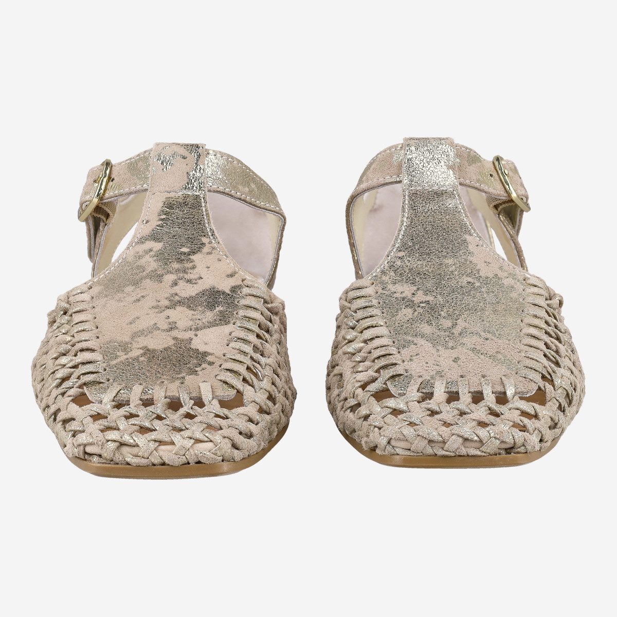Donna Carolina Donna Carolina CLESSIA WEB 57.709.021-002, Sandaletten, Gold, Damen Sandalette