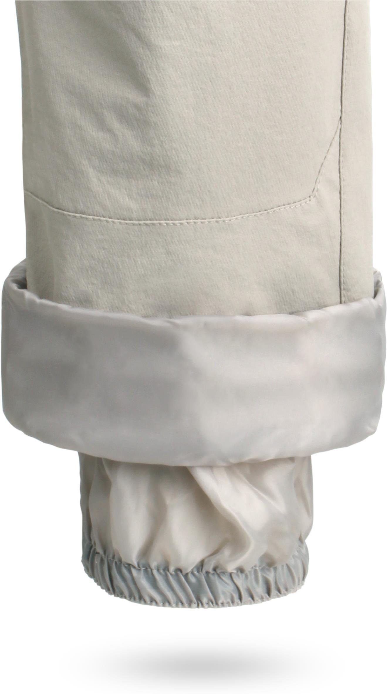 normani Thermohose Herren Winter-Softshellhose mit Hosenträgern Outdoorhose Skihose gefütterte Funktionshose - abnehmbare Hosenträger