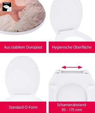 aquaSu WC-Sitz Basic, Duroplast, Absenkautomatik, Belastbar 200 kg, oval, Take-Off, 409193