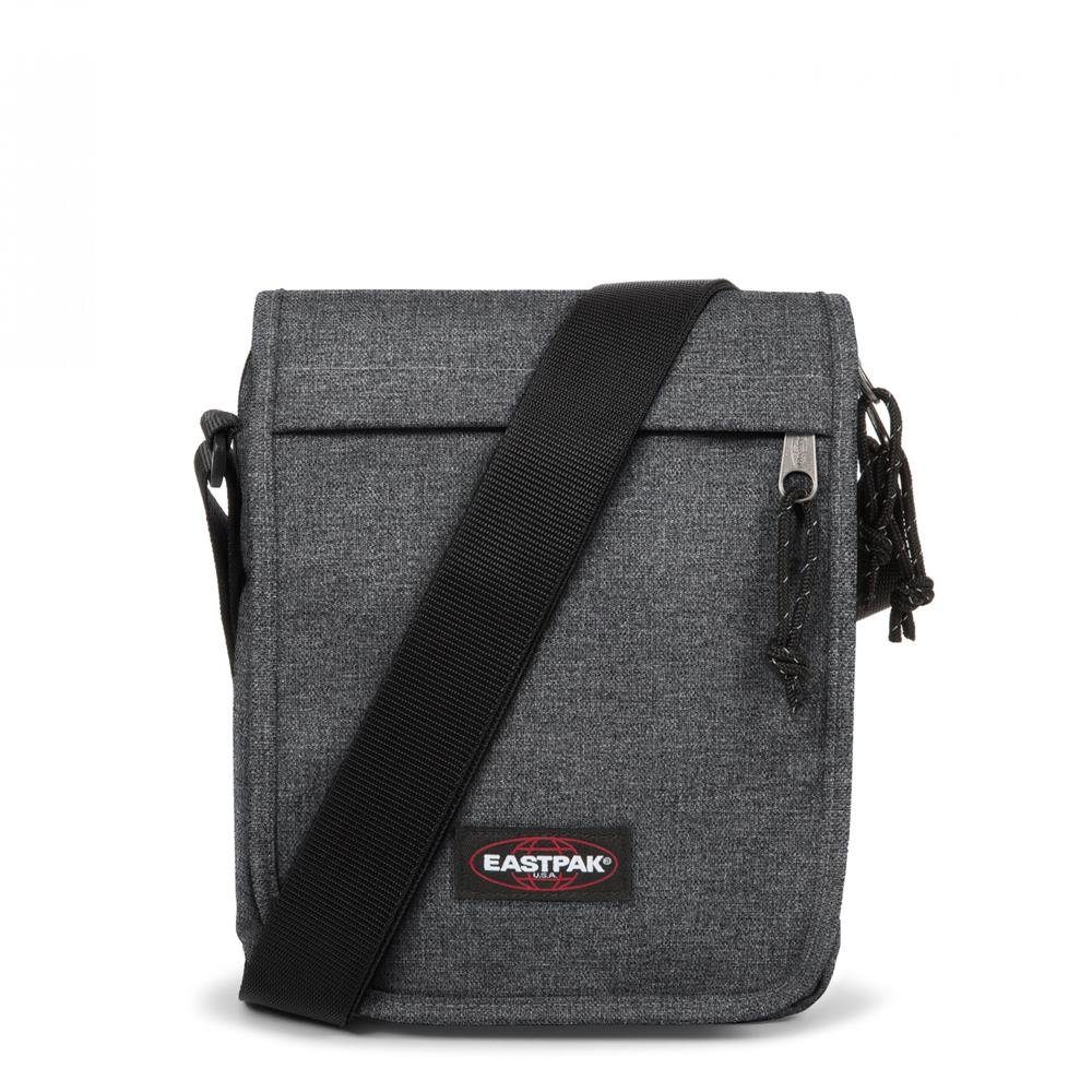 Black mit Schultergurt Schultertasche, Umhängetasche Schwarz, Eastpak mit FLEX Reißverschluss, Denim,