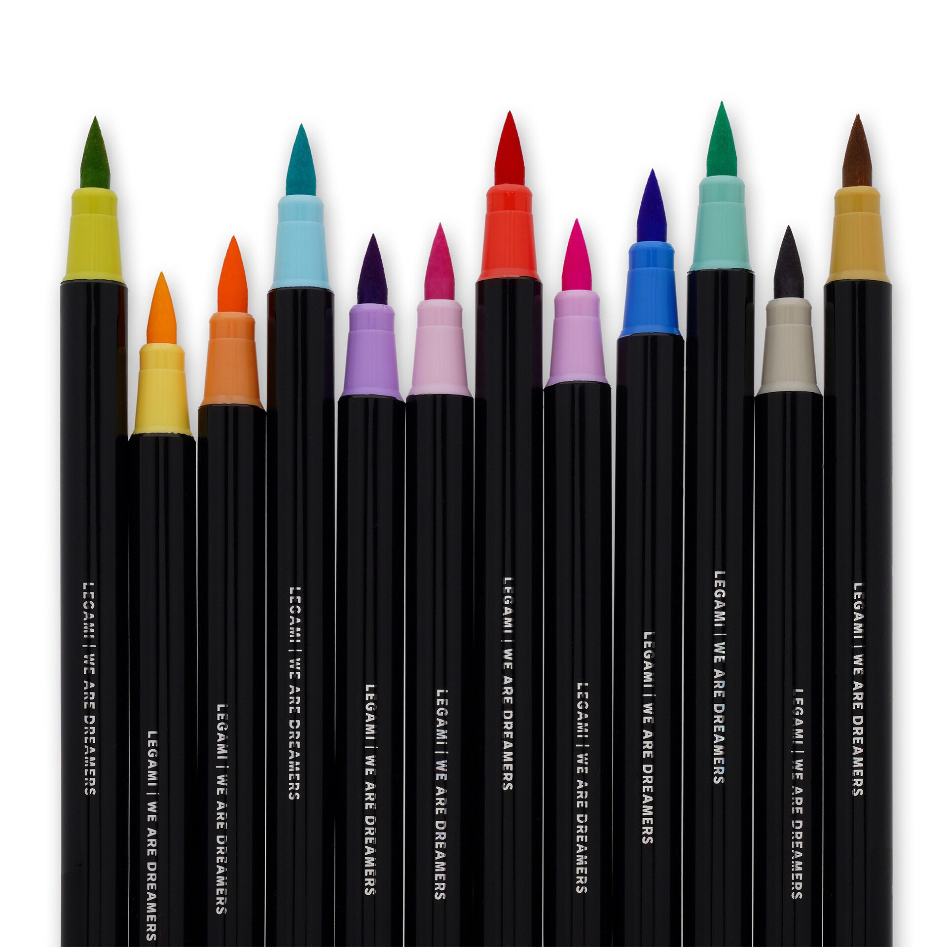 Legami Pinselstift LEGAMI Set mit 12 Pinselstiften Brush Markers PASTEL
