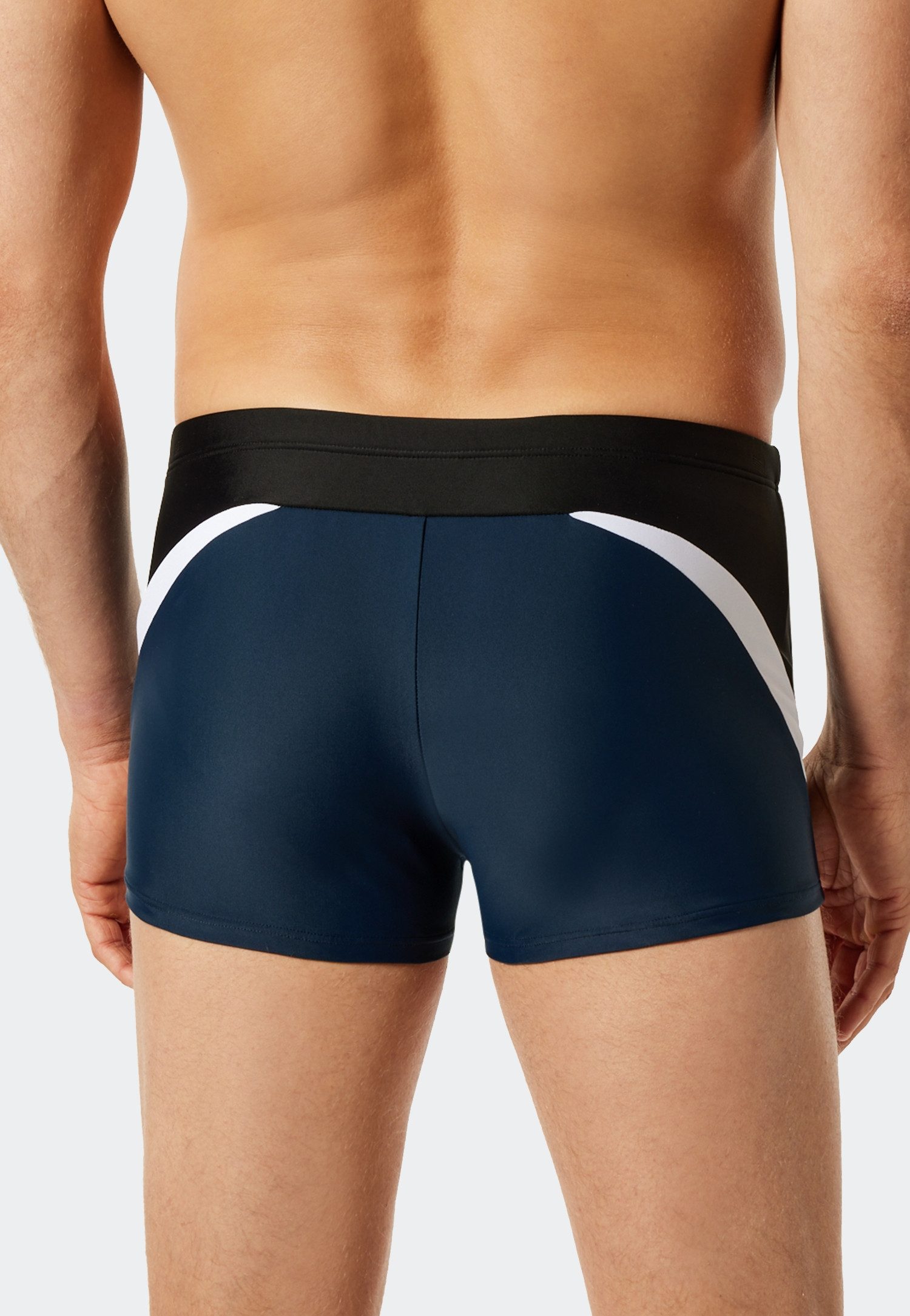 Schiesser Badepants Nautical Active mit komfortablem Innenslip, Bindekordel