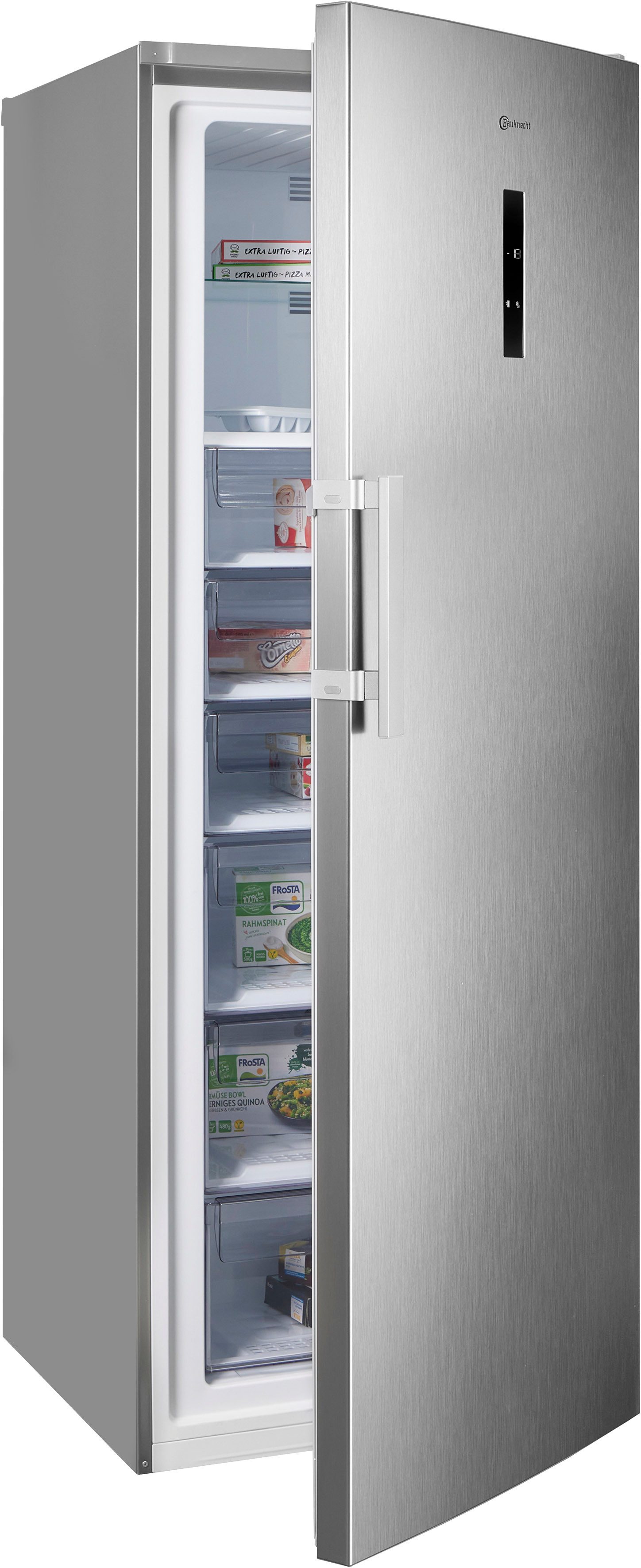 BAUKNECHT Gefrierschrank NoFrost GKN PI19170C, 191,2 cm hoch, 70 cm breit, NoFrost – nie wieder Abtauen im Gefrierteil – Bild 3 von 5