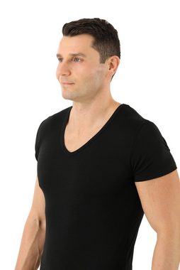 Albert Kreuz Unterhemd Wollshirt V-neck wärmeregulierend mulesingfrei (kein Set, kein Set)