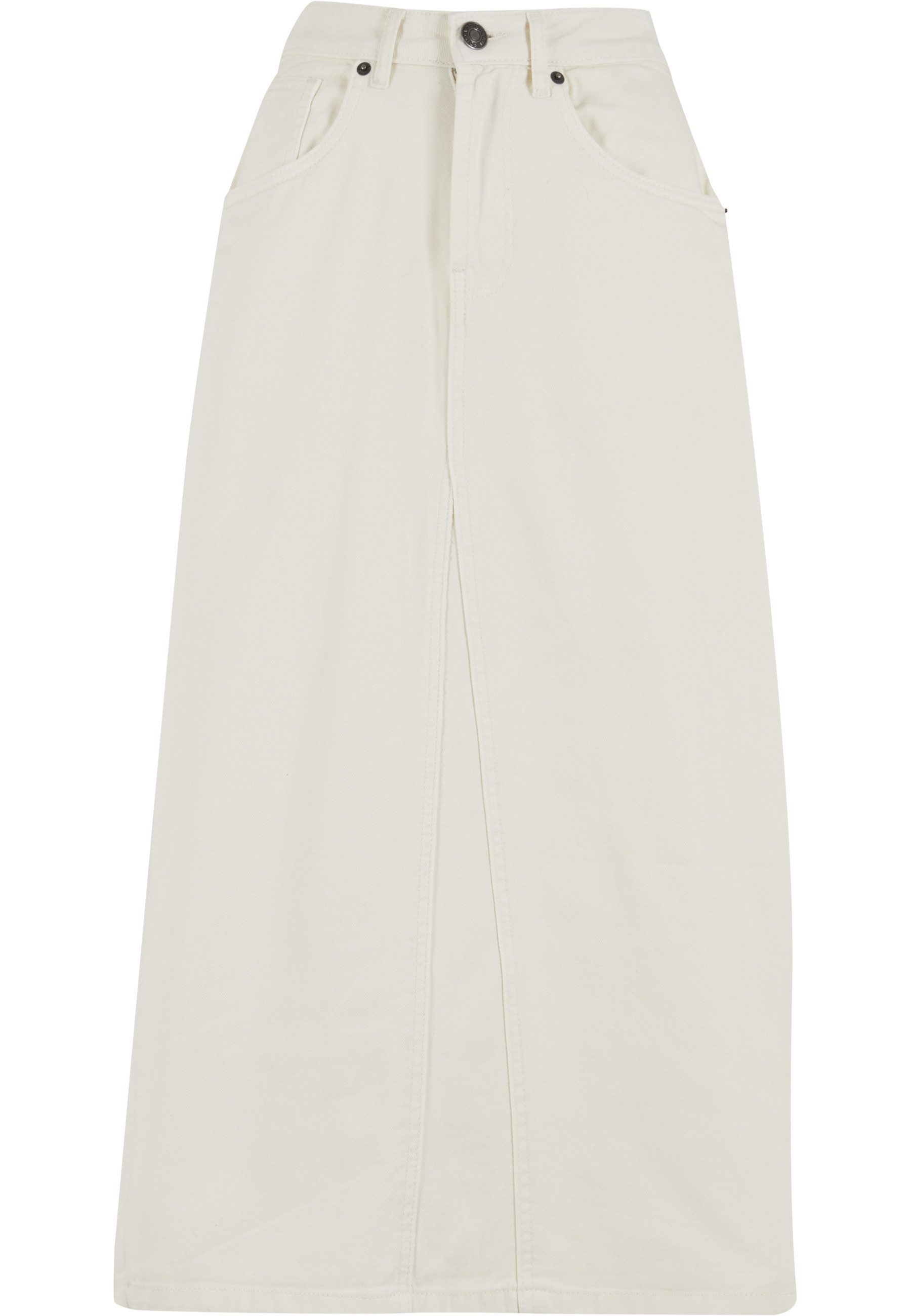 URBAN CLASSICS Sommerrock Urban Classics Ladies Soft Denim Midi Skirt (1-tlg)