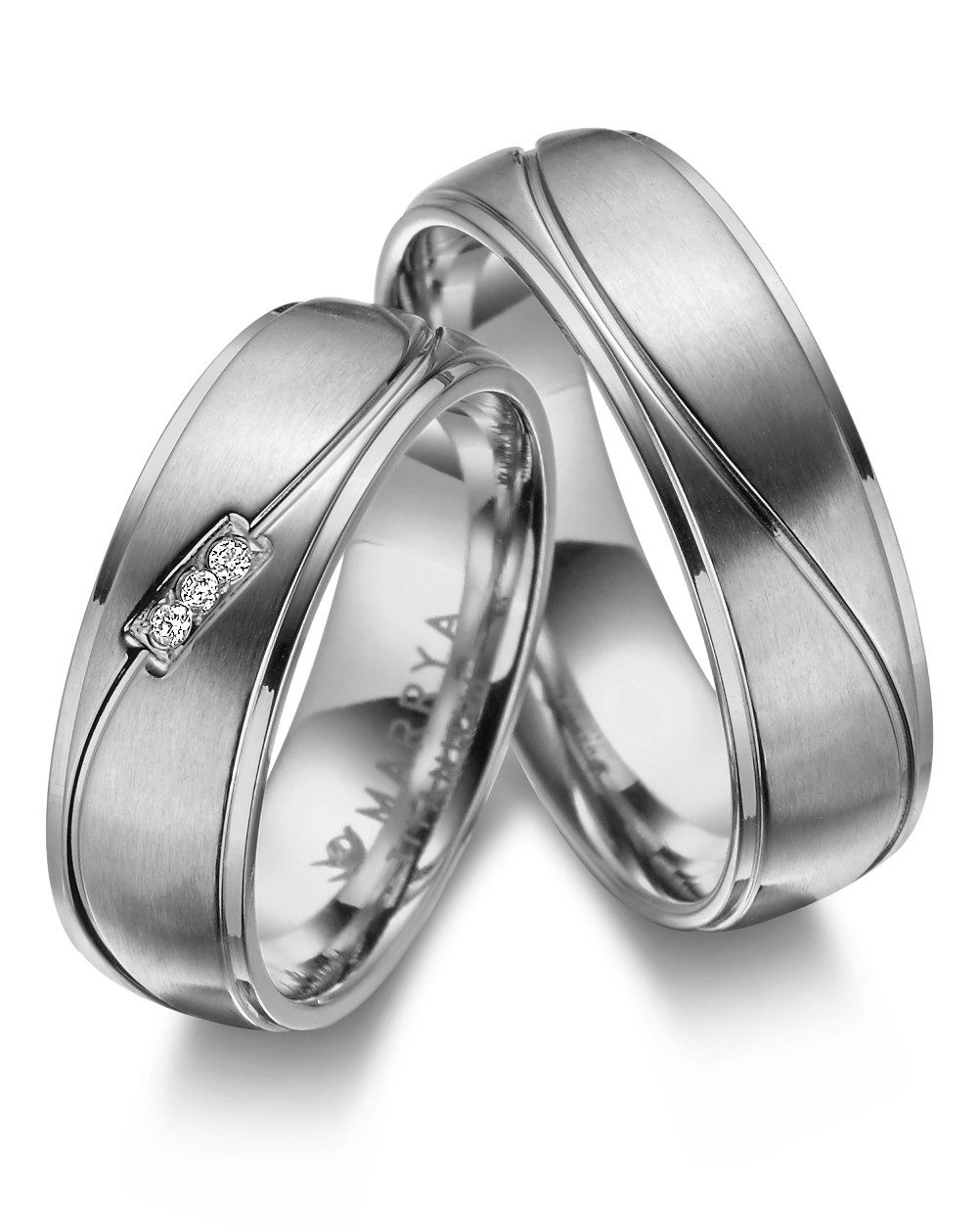 MARRYA Partnerring Titan Ringe Trauringe Eheringe Partnerringe