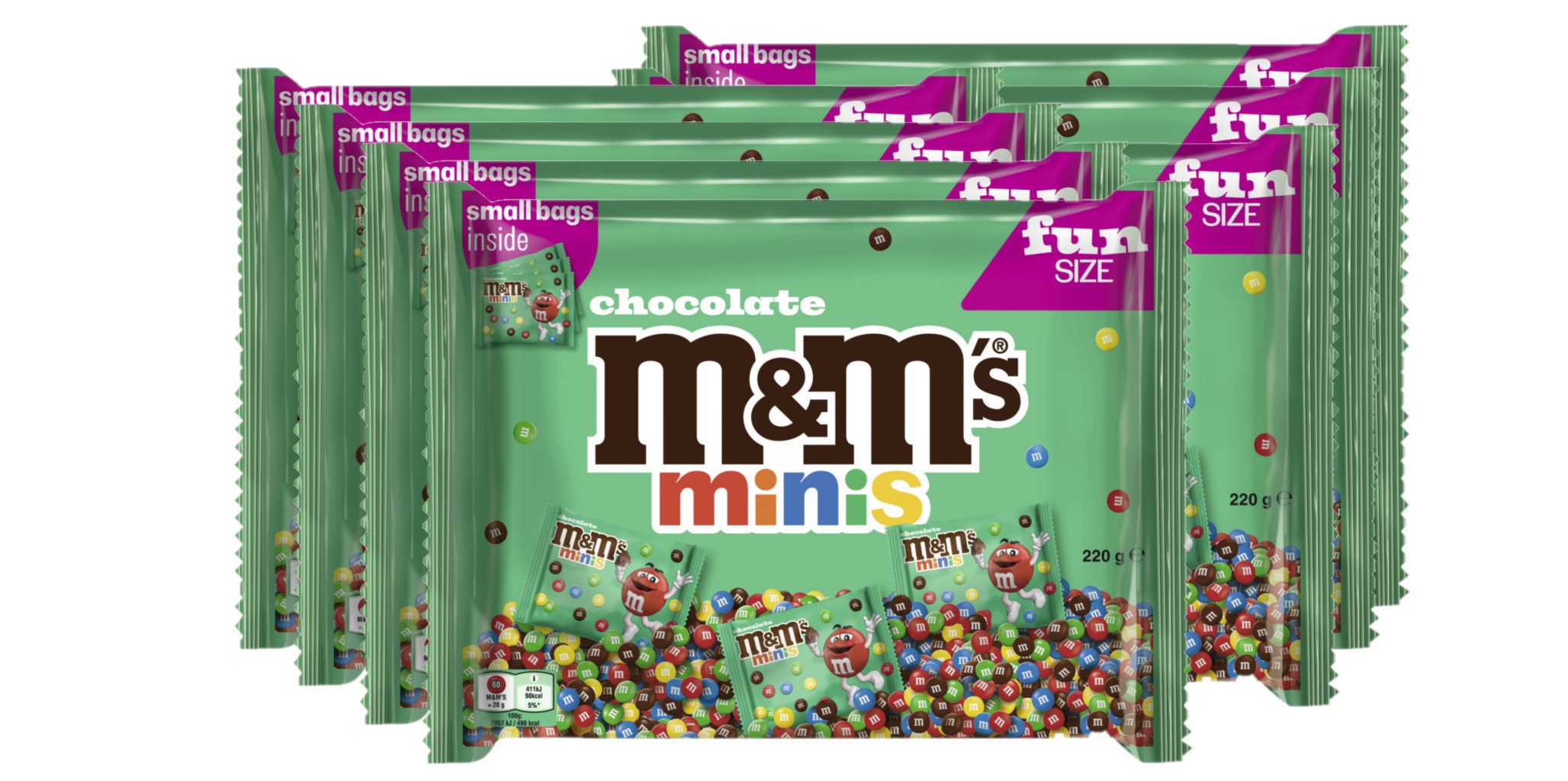 M&M's Süßigkeit M&M'S Minis 7x220g (1540g)