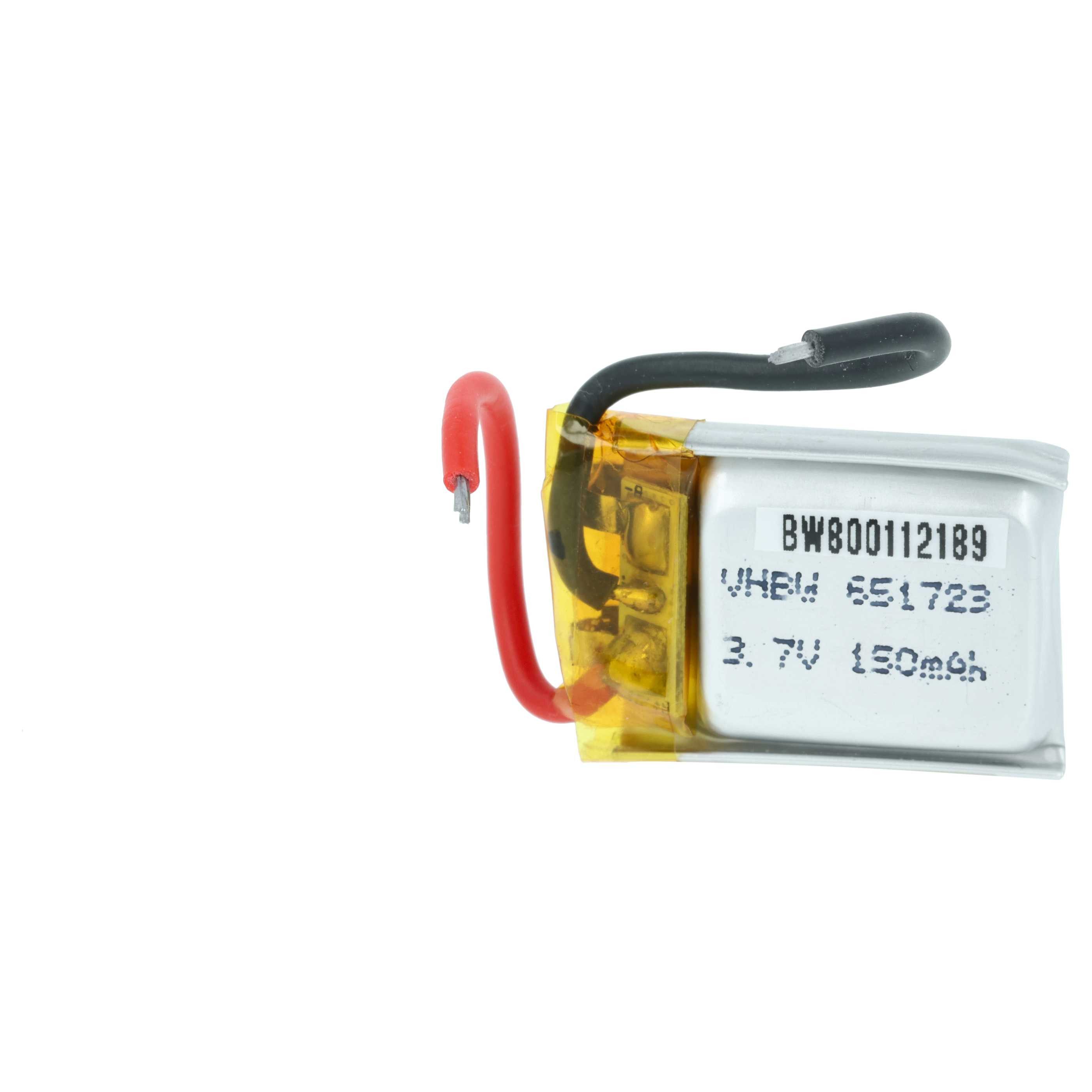 vhbw Akku passend für JJRC H8 Mini, H48 Modellbau RC / Modellbau / Akku Akku 150 mAh (3,7 V, 10 St), Leistungsfähige Austausch-Akkus für Ihre RC Modelle, Wiederaufladbar