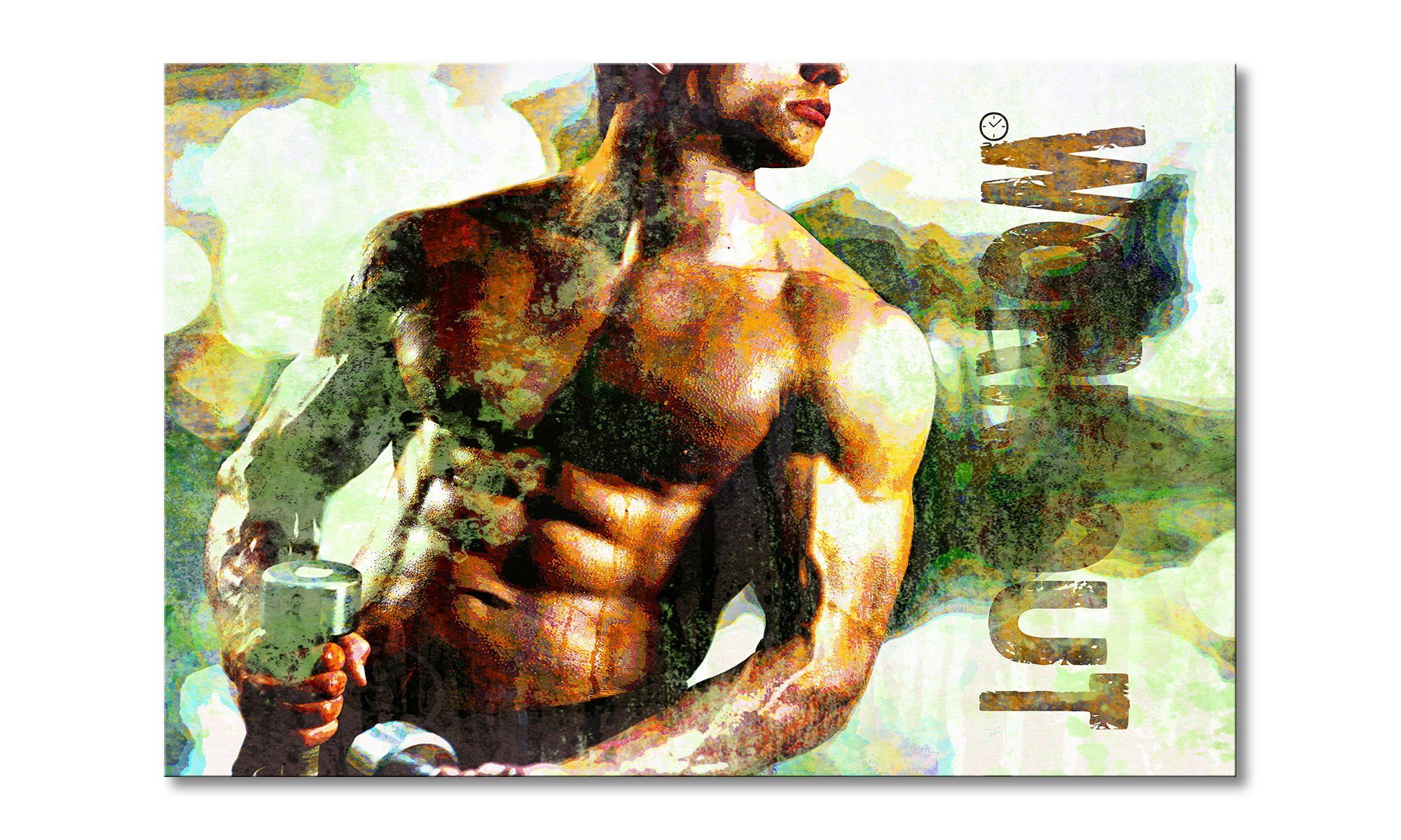 Leinwandbild Workout
