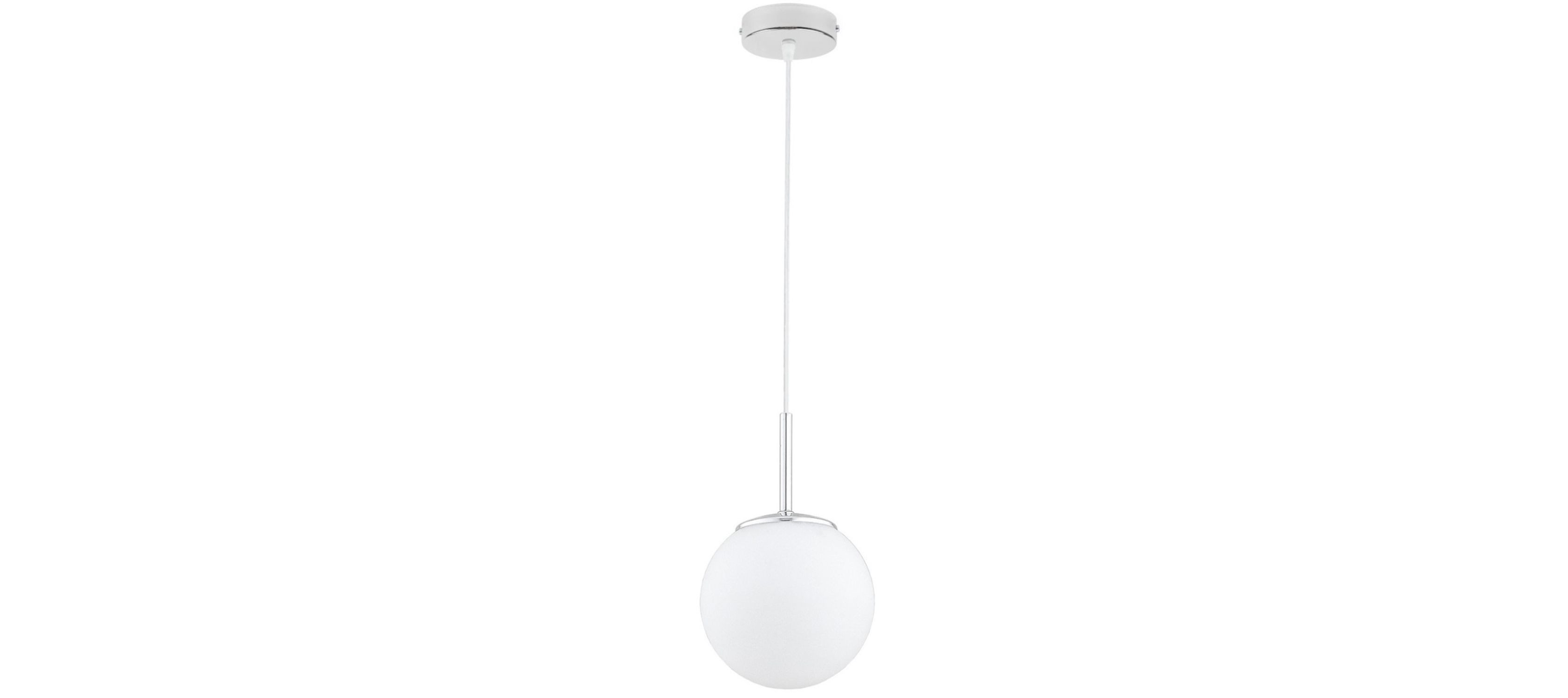 Licht-Erlebnisse Pendelleuchte KAIDA, ohne Leuchtmittel, E27 D: 14 cm rund H: max. 90 cm Kugelschirm Modern