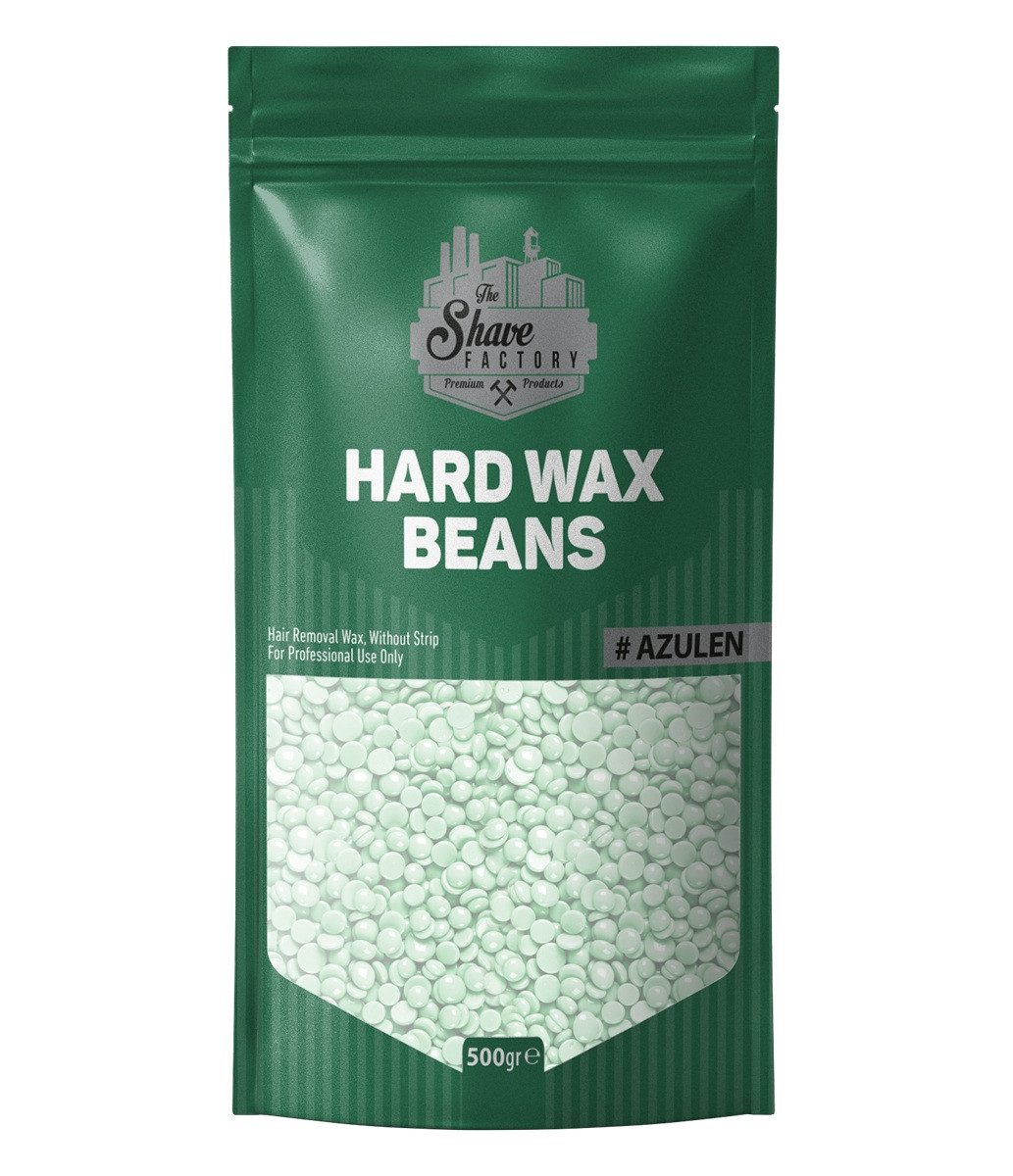 The Shave Factory Enthaarungswachs The Shave Factory Hard Wax Beans 500g Azulen