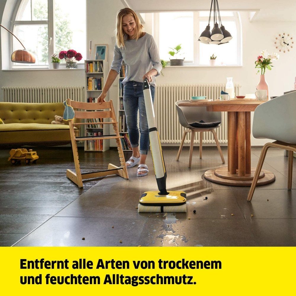 KÄRCHER Hartbodenreiniger FC 7 Cordless - Akku-Hartbodenreiniger - gelb/schwarz