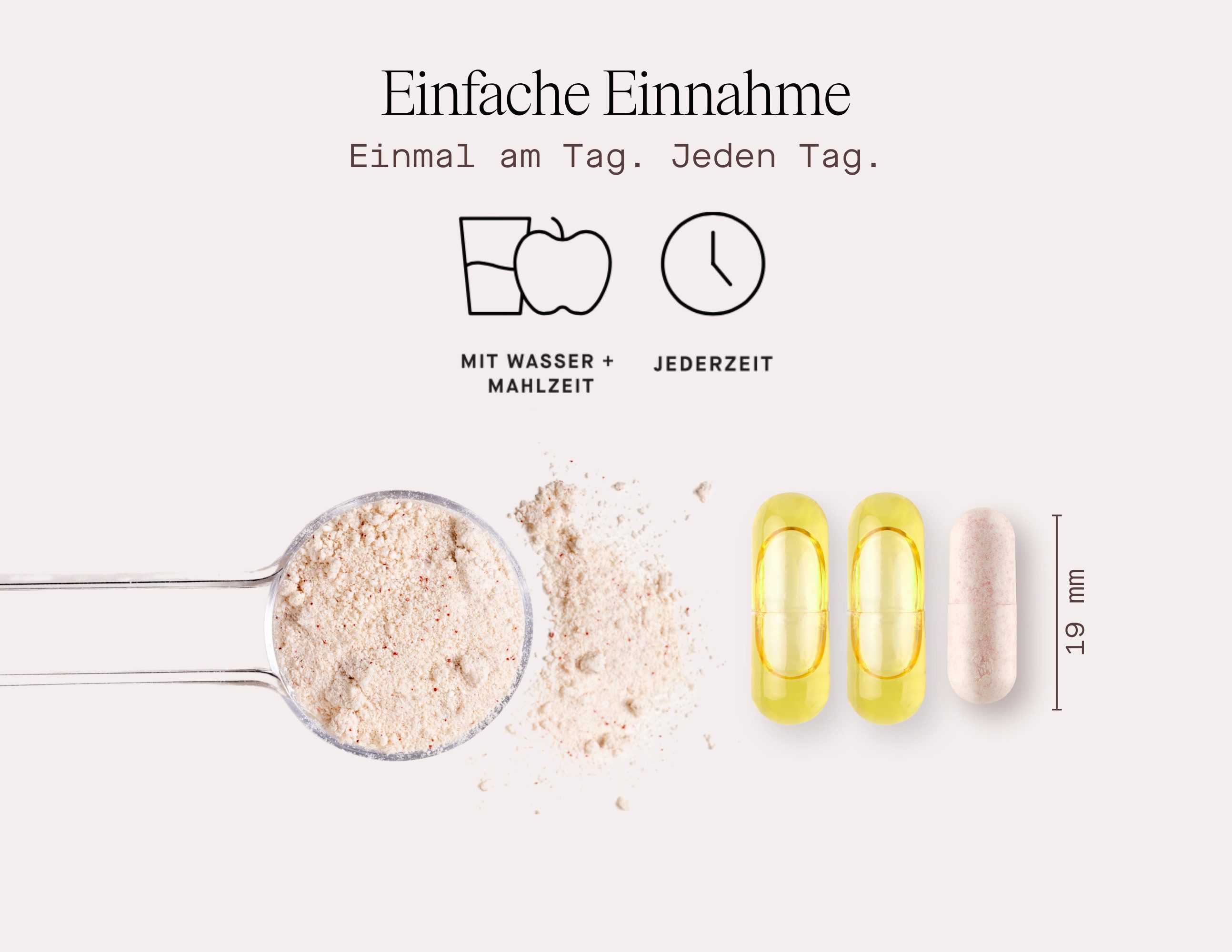 LUNARY Schwangerschaft Set - für Frauen während der Schwangerschaft Kapsel, Pulver