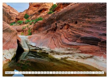 CALVENDO Wandkalender Naturwunder aus Stein im Westen der USA (Premium, hochwertiger DIN A2 Wandkalender 2023, Kunstdruck in Hochglanz)