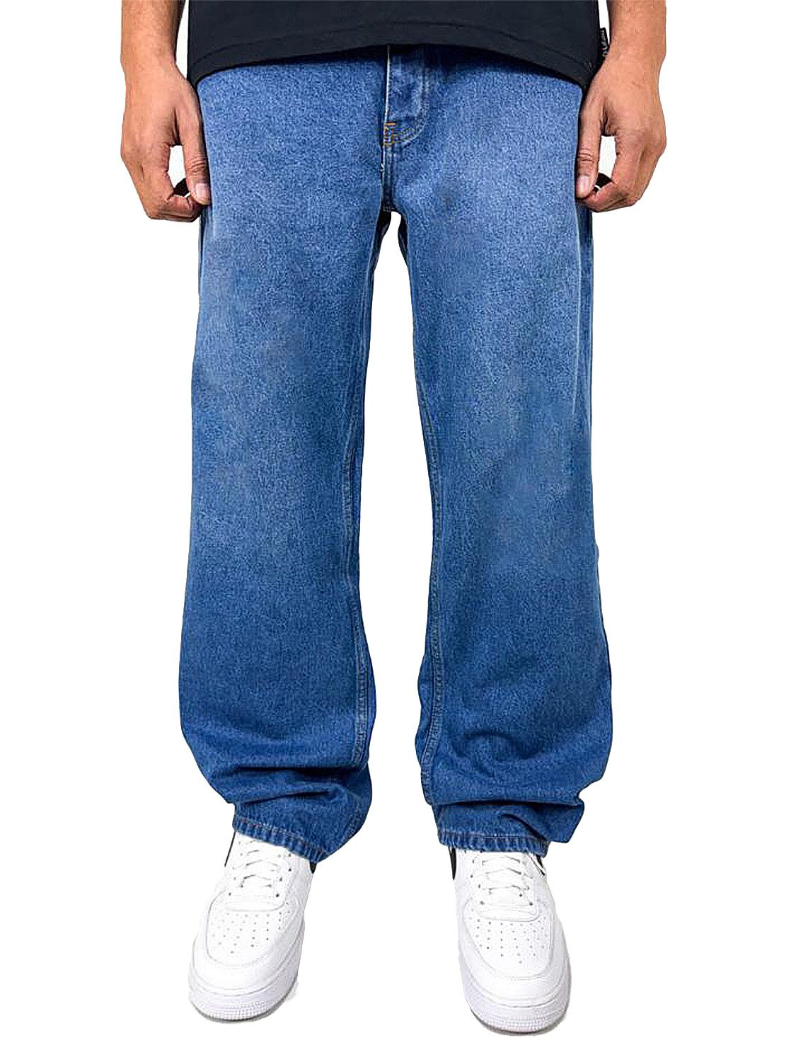 DADA Supreme Regular-fit-Jeans Weiter Denim Schnitt mit Stickerei und Handy günstig online kaufen