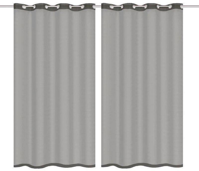 Home Basics Vorhang DOLLY, Ösen (2 günstig online kaufen