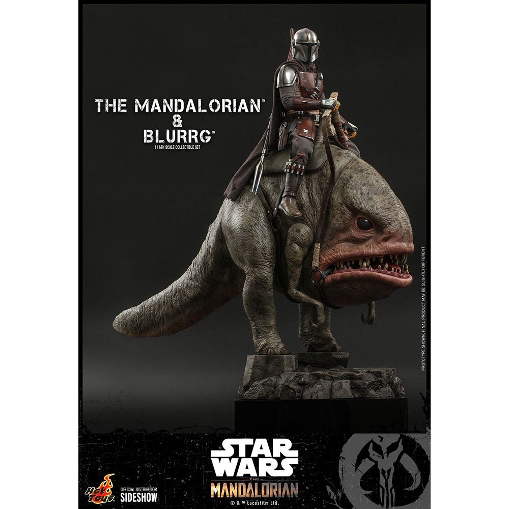 Toys - Hot Mandalorian Wars Mandalorian and Actionfigur Blurrg The Star