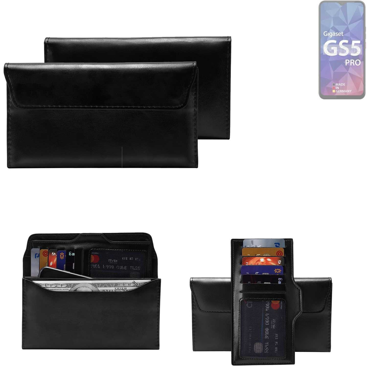 K-S-Trade Handyhülle für Gigaset GS5 Pro SE, Handy Hülle Schutz Hülle Tasche Schutz Case Handytasche