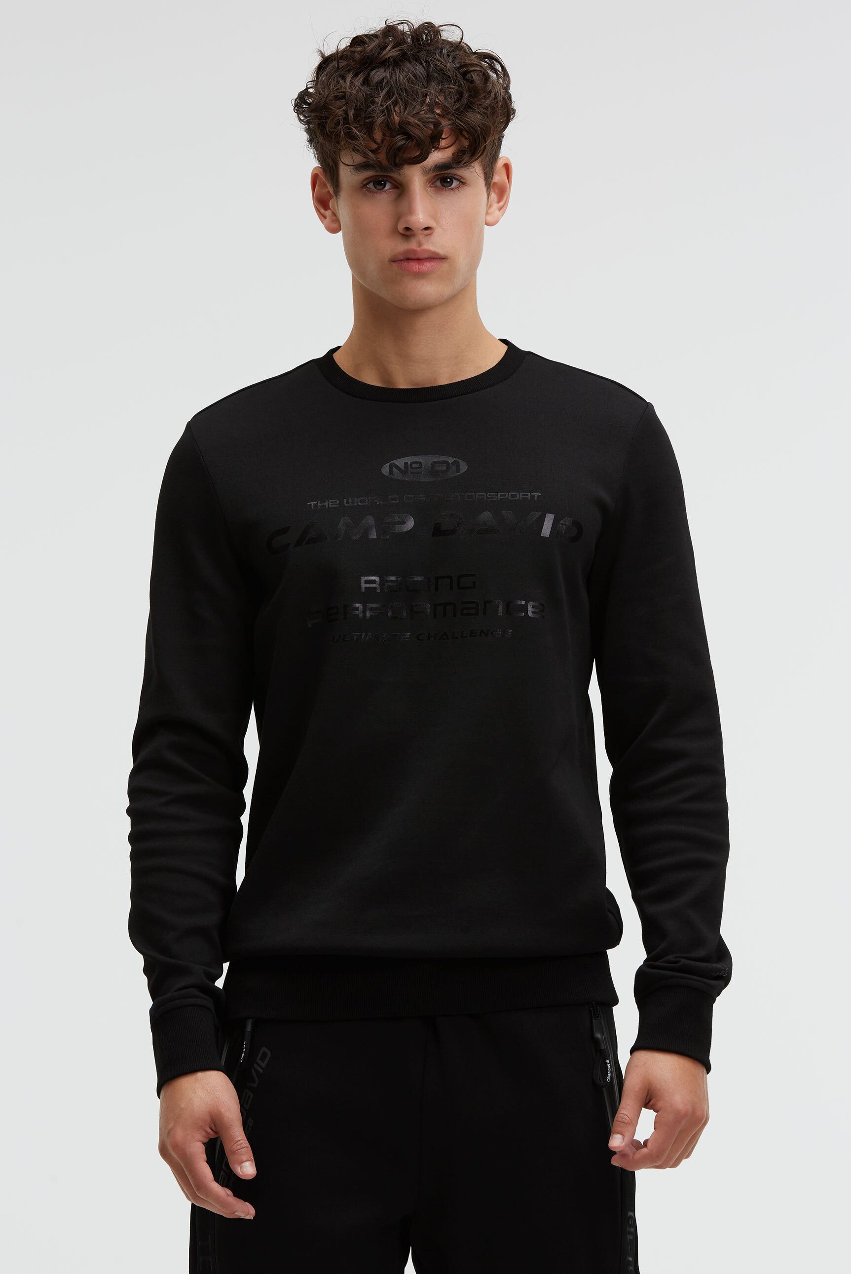 CAMP DAVID Sweater mit Baumwolle