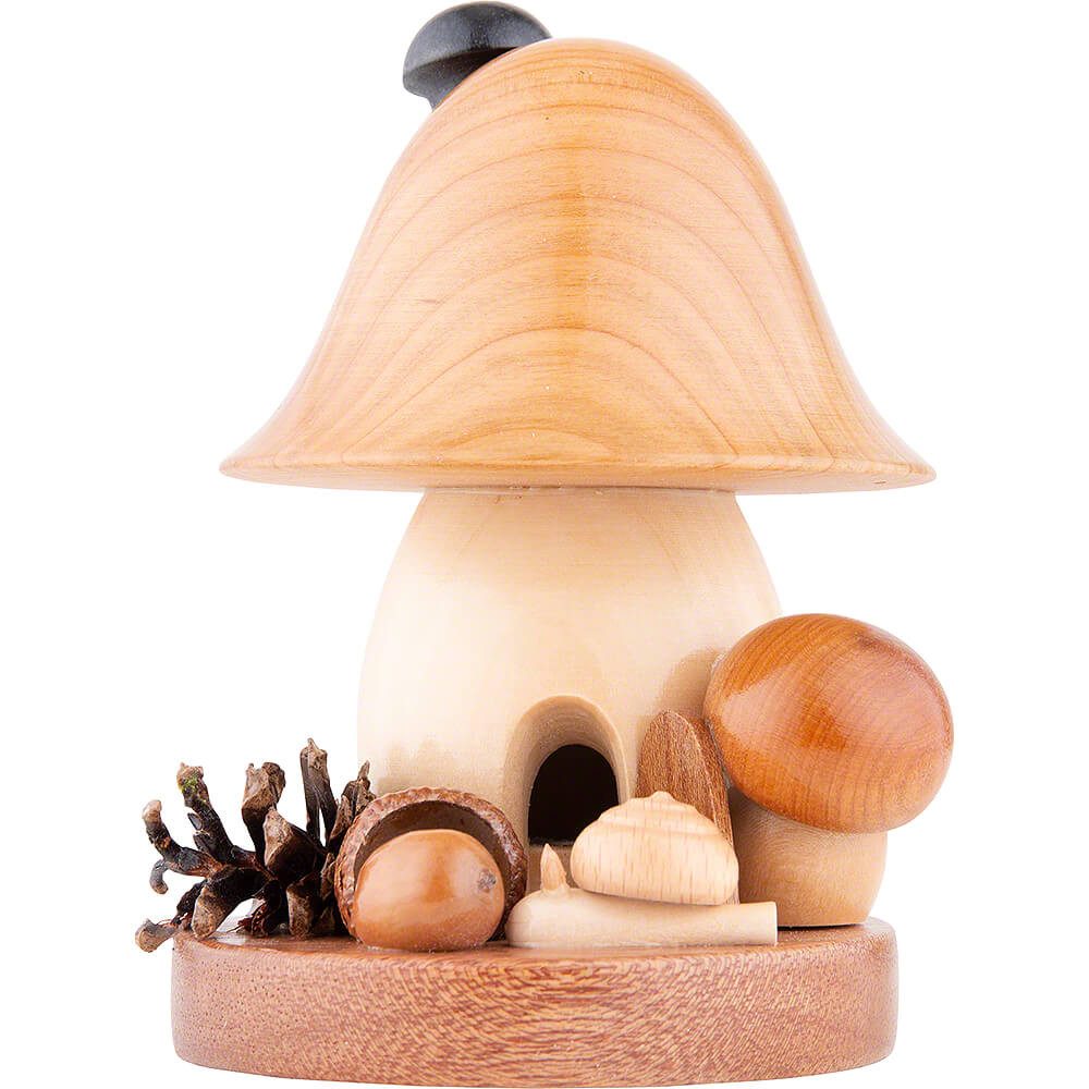 Dregeno Erzgebirge Räuchermännchen Räucherpilz Glockenform (15cm) von Dregeno Seiffen