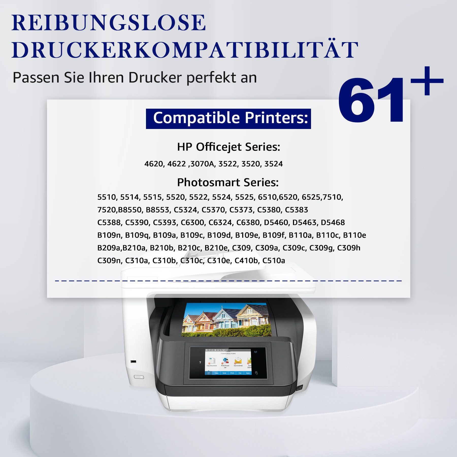 MOOHO 5er Kompatibel für HP 364XL 364 XL Photosmart D5445 D5460 D7500 D7560 Tintenpatrone (Deskjet 3070A 3520 3522 3524 D5445 5460 5463 5468,Officejet 4610 4620 4622, 5-tlg., Photosmart 5524 5525 6510 6520 7510 7520 B110A B110C B110D B110E B110F)