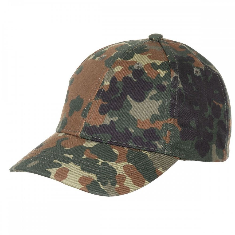 MFH Baseball Cap Kinder BB Cap, mit Schild, größenverstellbar, flecktarn