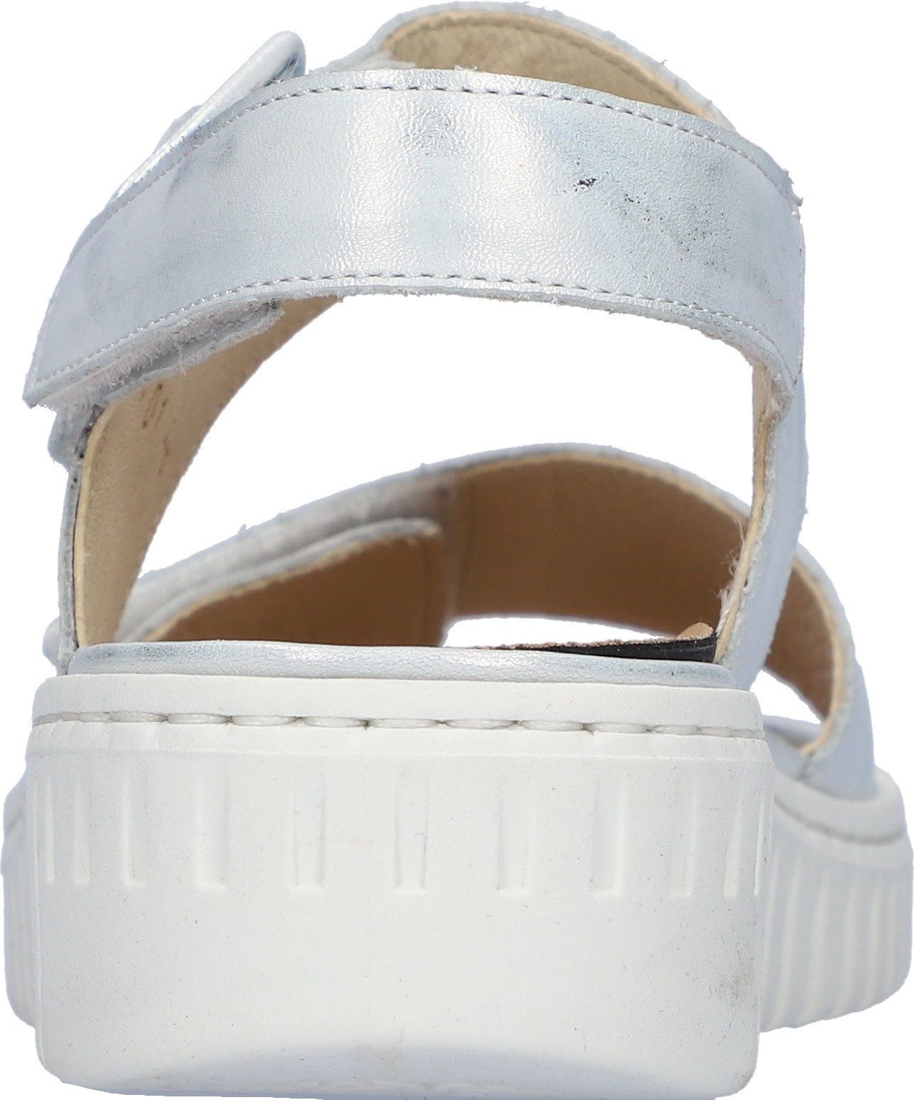 Waldläufer H-WILLOW Plateausandale Sommerschuh, Klettschuh, Bequemschuh mit Korkfußbett, H-Weite