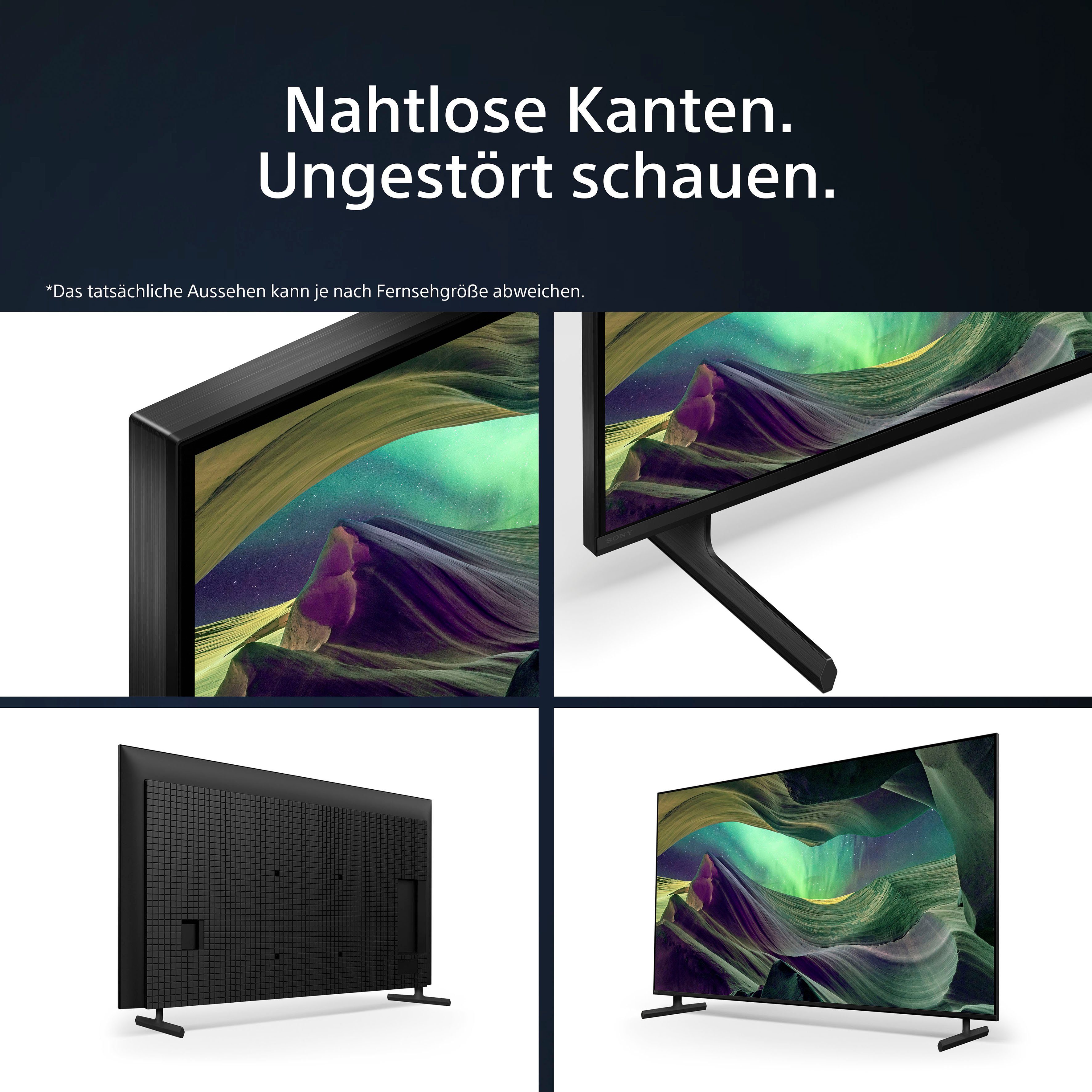 Sony KD-55X85L LED-Fernseher (139 HD, 2.1, Gaming-Menü) Ultra Smart-TV, cm/55 HDMI Zoll, TRILUMINOS CORE, Google BRAVIA PRO, Android TV, 4K TV