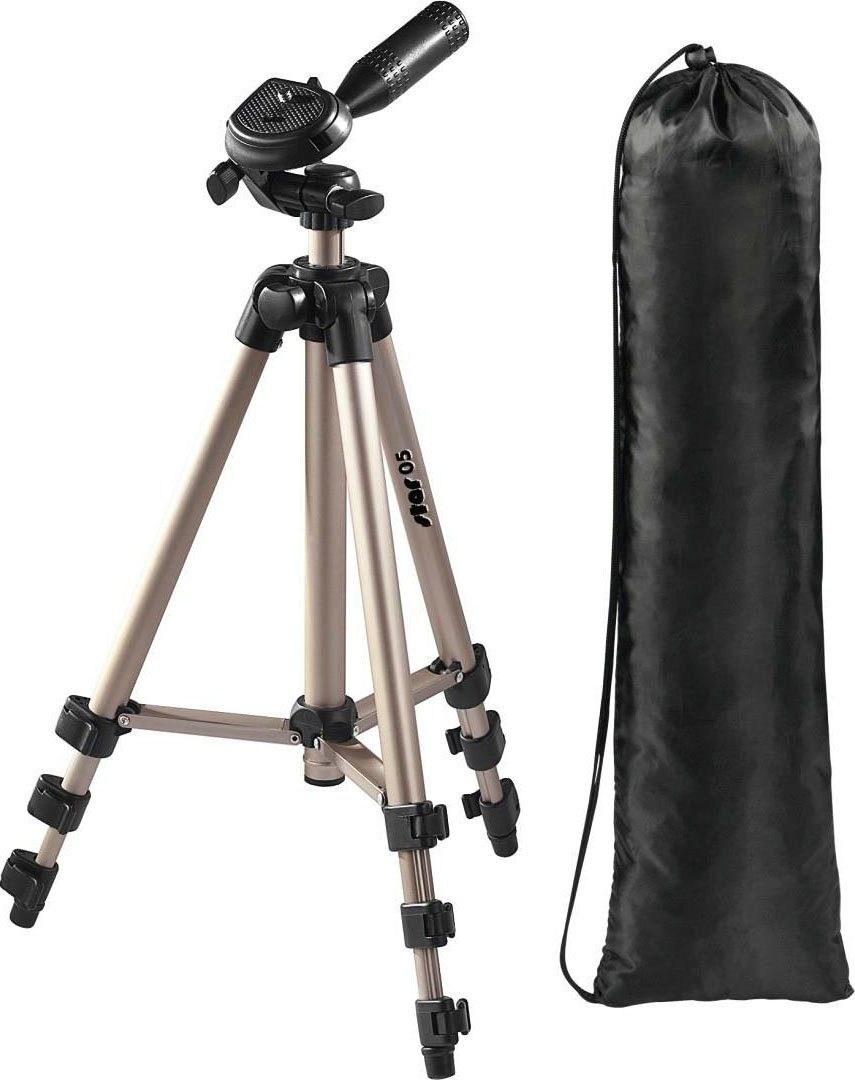 Dreibein Fotostativ Stativ f. Video/Foto Kamera Star 5 36,5-106,5cm Dreibeinstativ