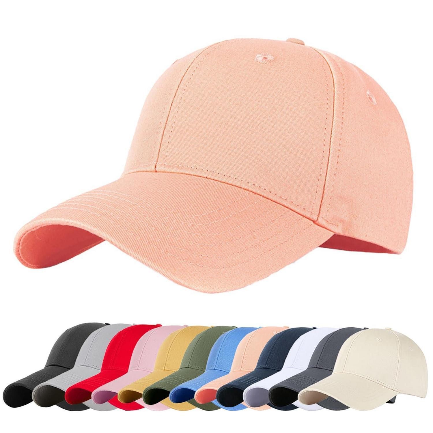 LuxusKollektion Baseball Cap Basecap Herren Damen Baumwolle Sonnenschutz Einheitsgröße Lotusfarbe