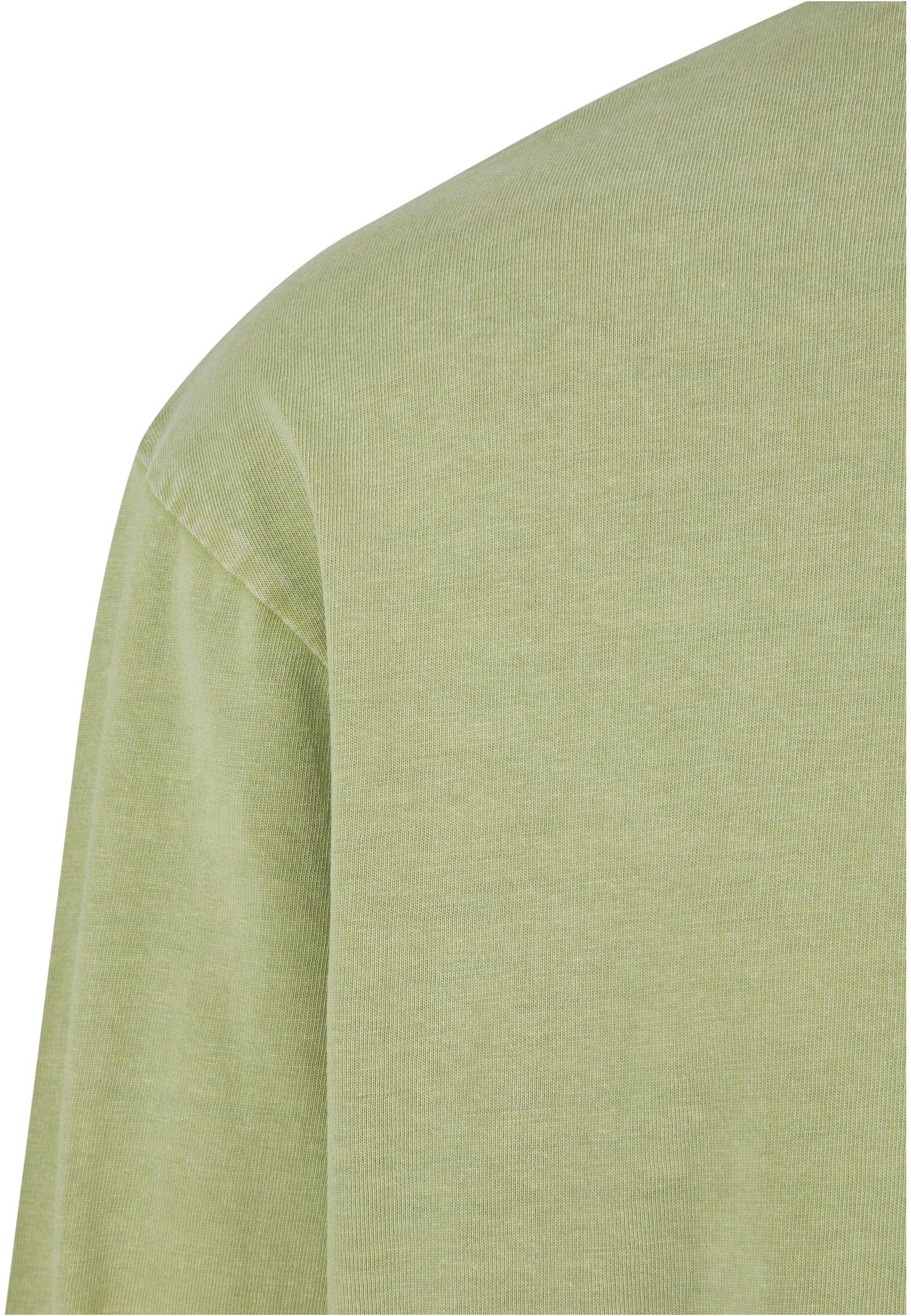 URBAN vintagegreen Longsleeve CLASSICS (1-tlg) Acid T-Shirt Wash Herren Boxy Heavy