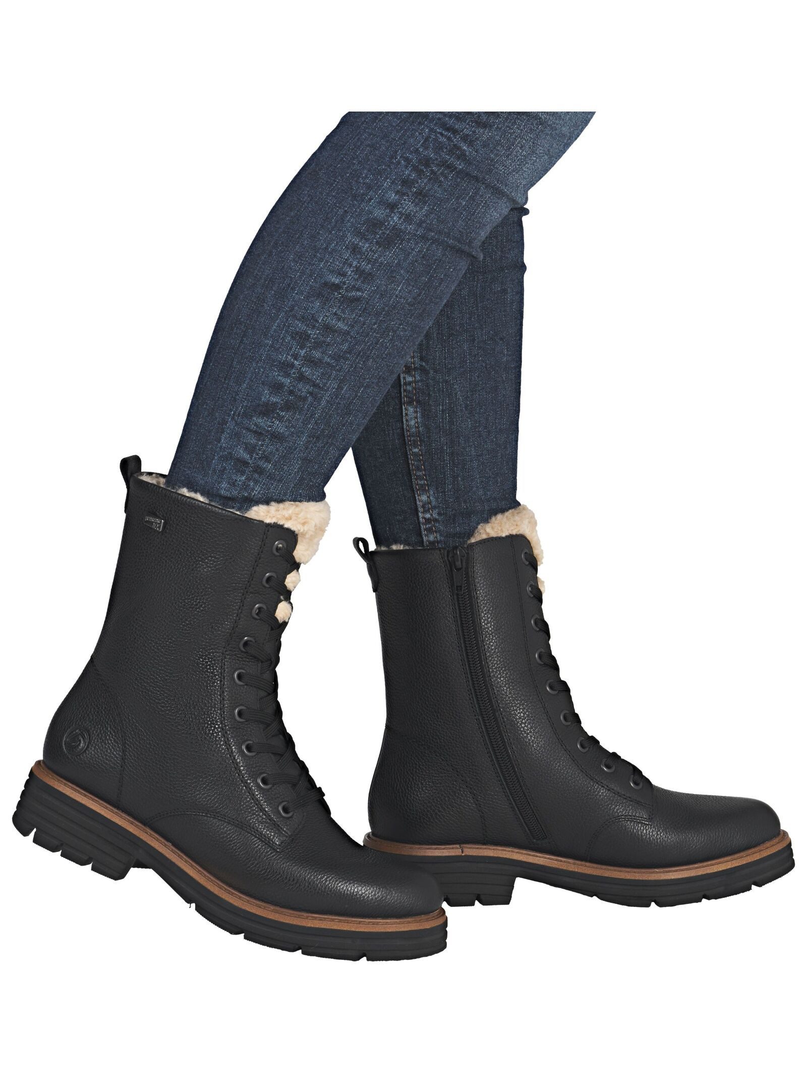 Remonte Remonte Stiefelette Leder Schnürstiefelette
