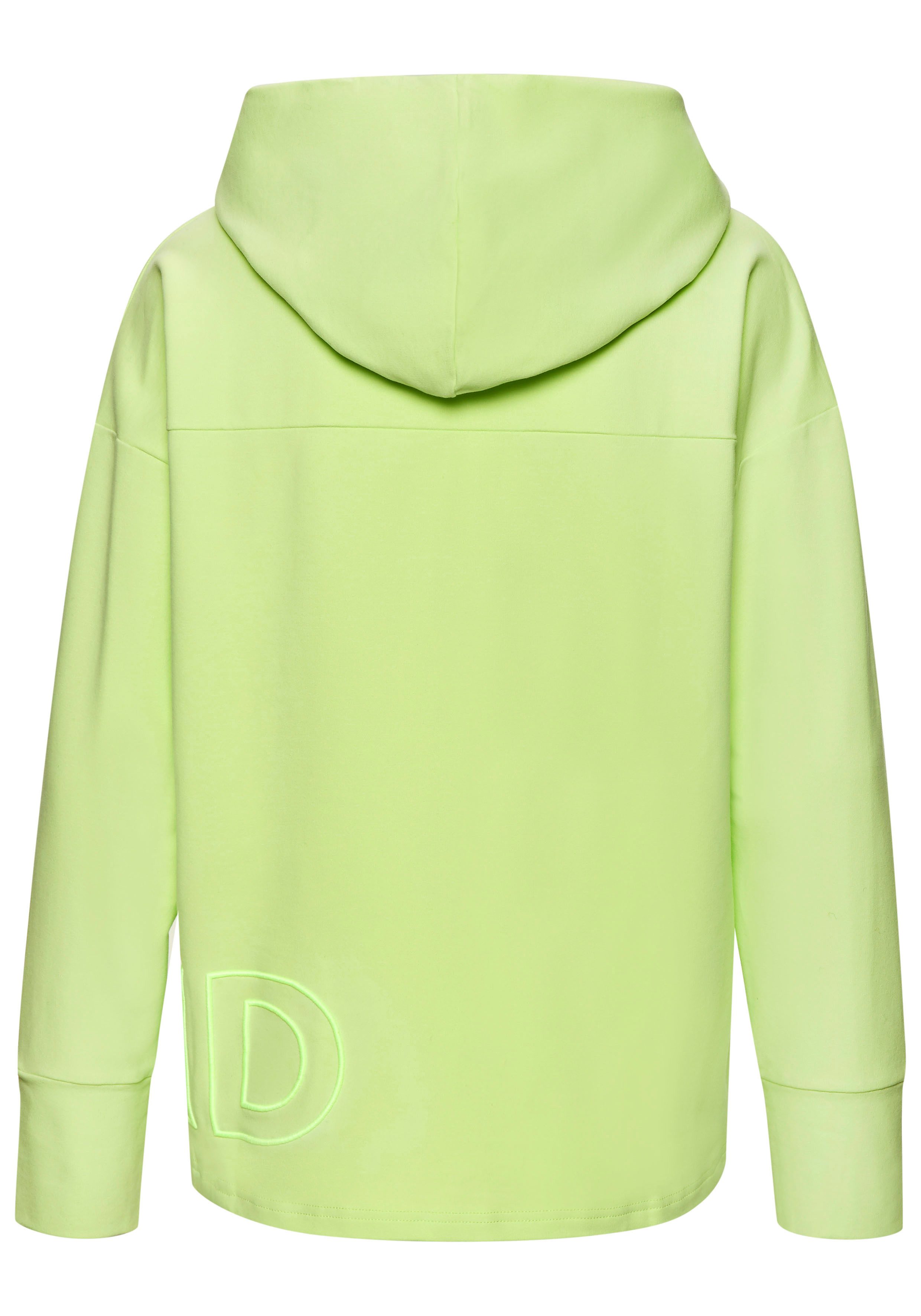 Elbsand Kapuzensweatshirt Elgin mit Logostickerei, lockerer Hoodie aus elastischer Baumwolle – Bild 4 von 5