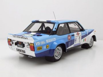 Kyosho Modellauto Fiat 131 Abarth Rallye Costa Smeralda 1981 #1 Martini Modellauto 1:18, Maßstab 1:18