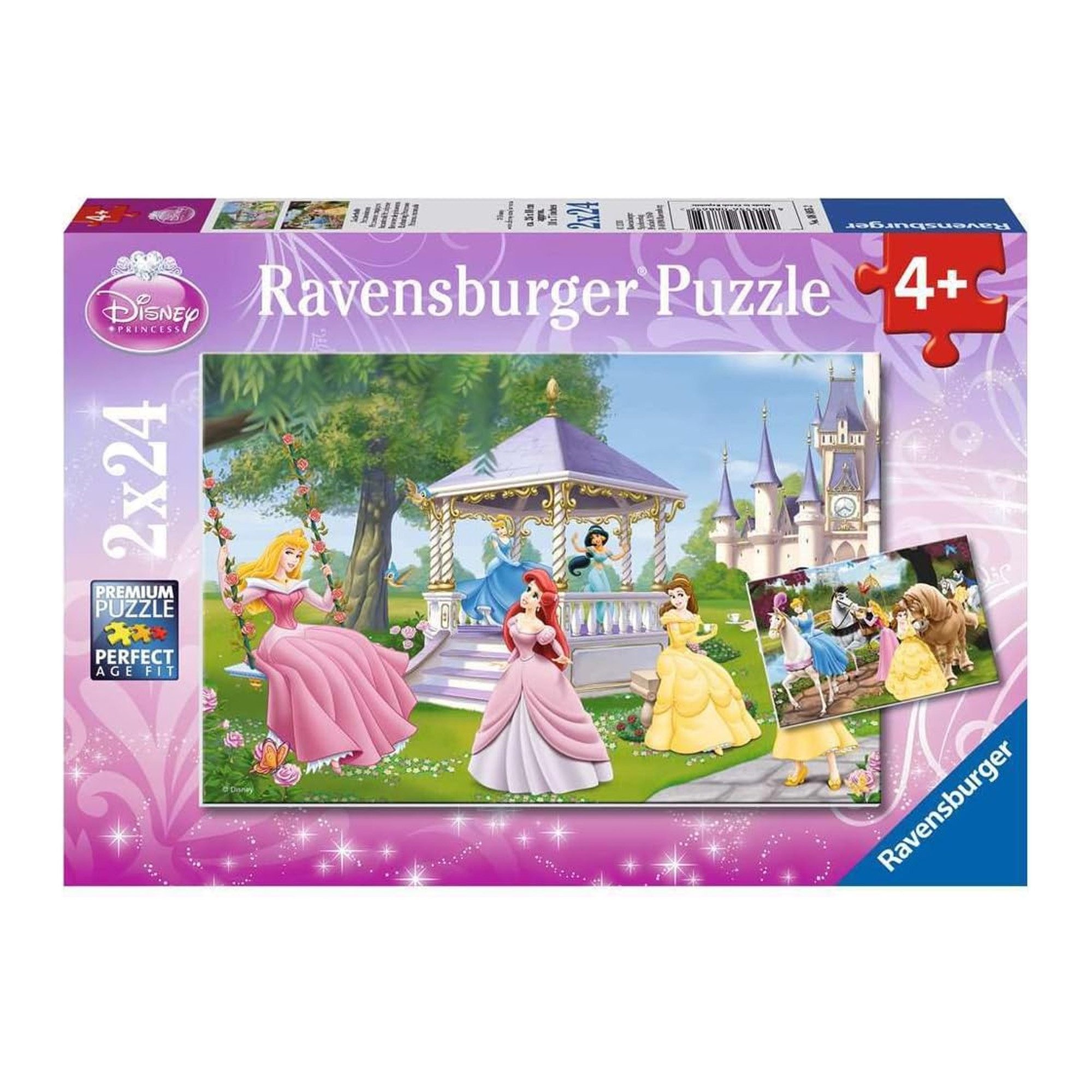 Ravensburger Puzzle Zauberhafte Prinzessinnen Kinderpuzzle (2x24 Teile) - Disney, 48 Puzzleteile