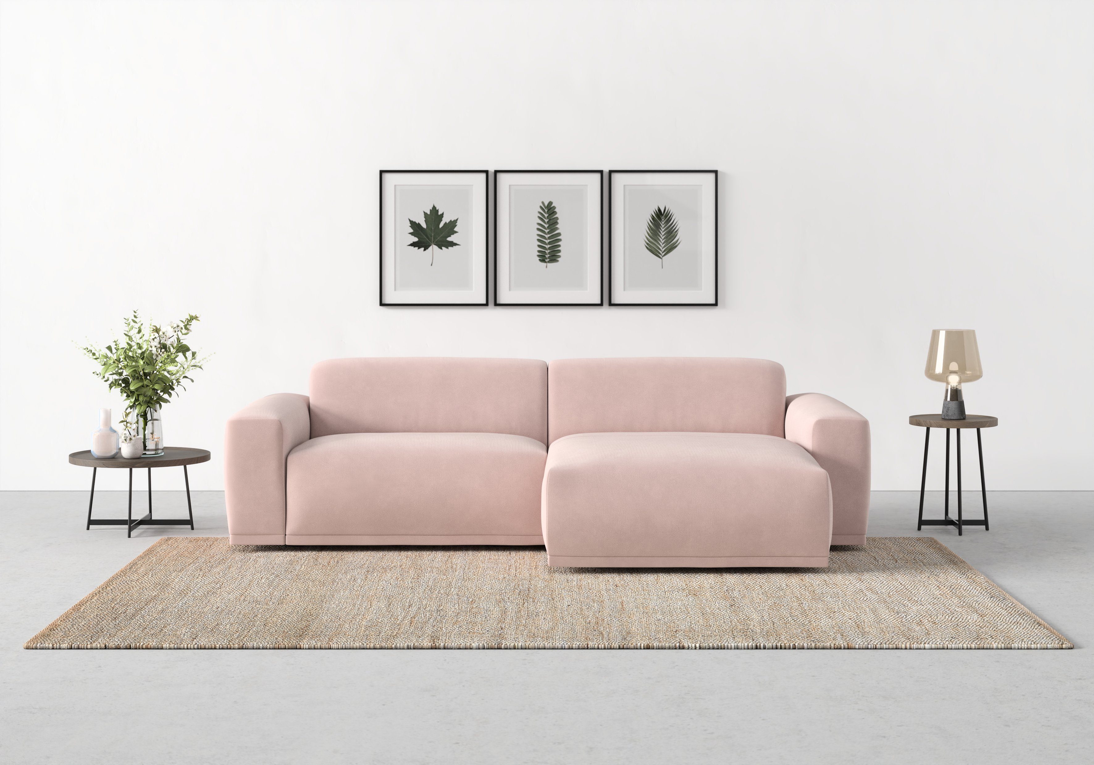TRENDMANUFAKTUR Ecksofa Braga, mit hochwertigem Kaltschaum, günstig online kaufen