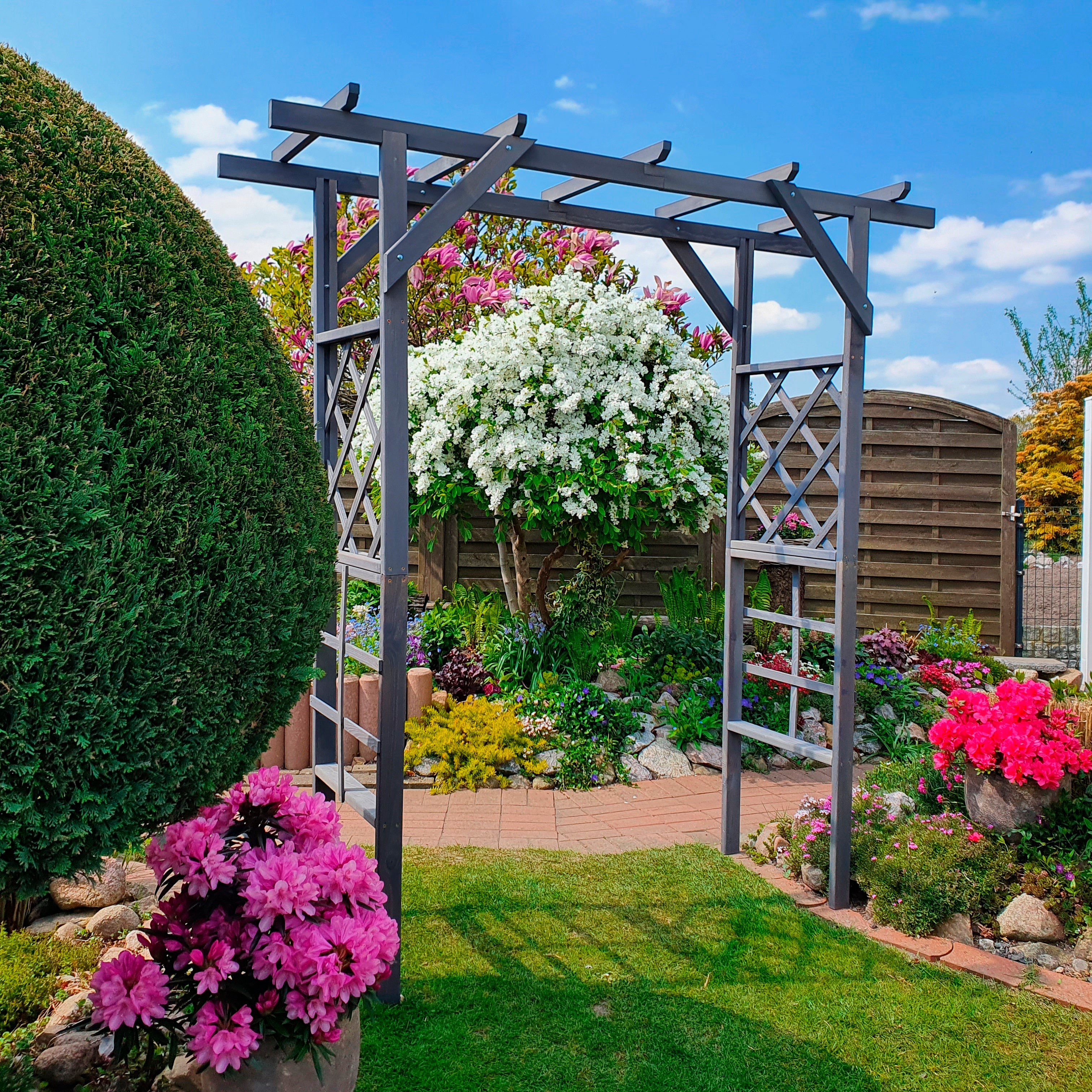 promadino Pergola Ben, BxTxH: 200x60x210 cm günstig online kaufen