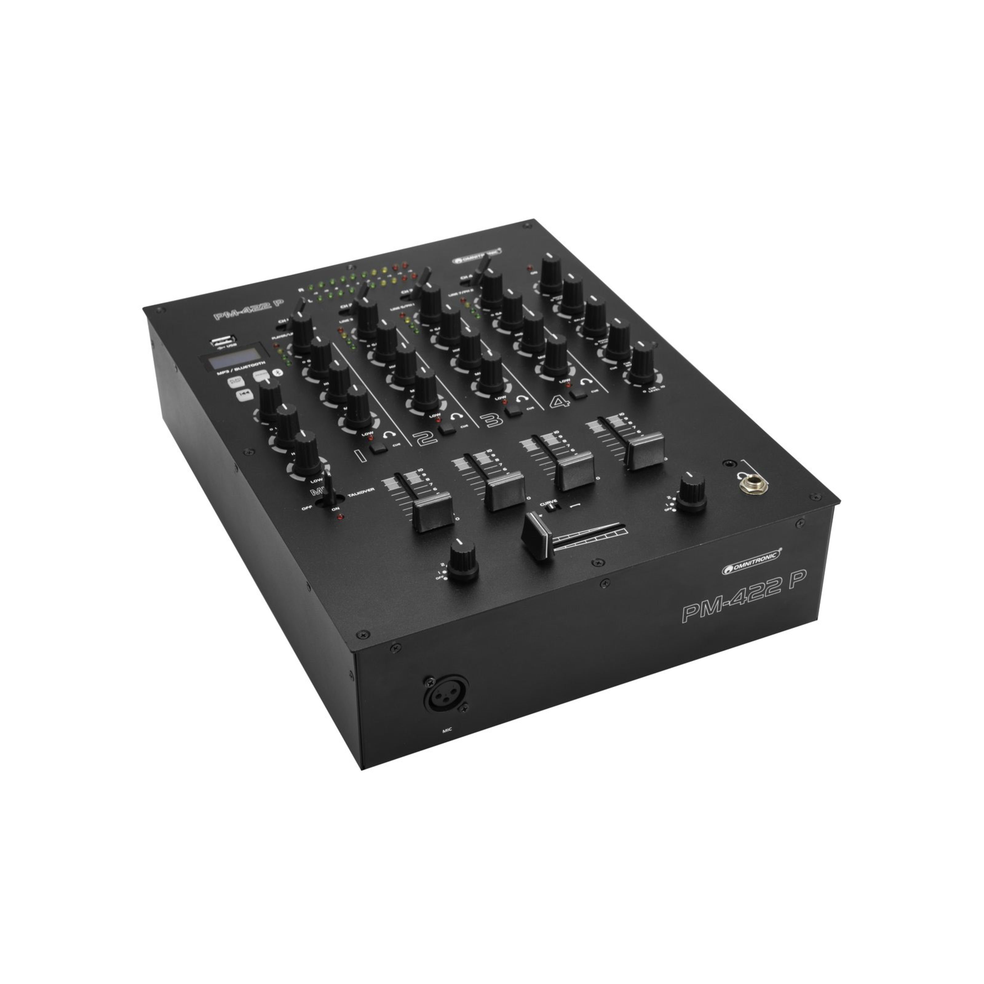 Omnitronic Mischpult, (PM-422P, DJ-Mixer, DJ-Clubmixer), PM-422P - DJ Clubmixer