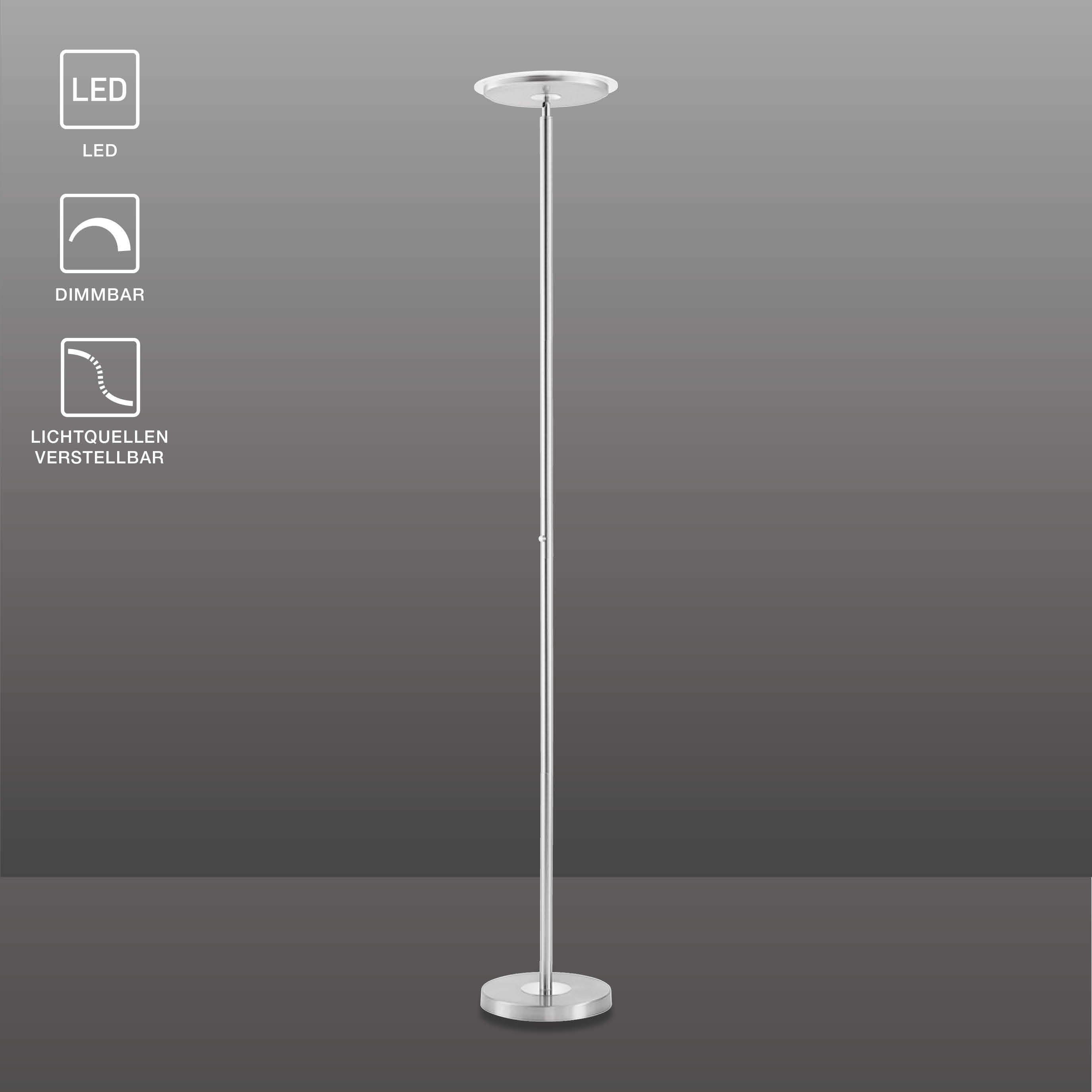 SellTec Stehlampe »Stehlampe HANS rund«, Edelstahl, dimmbar per Touchdimmer  online kaufen | OTTO