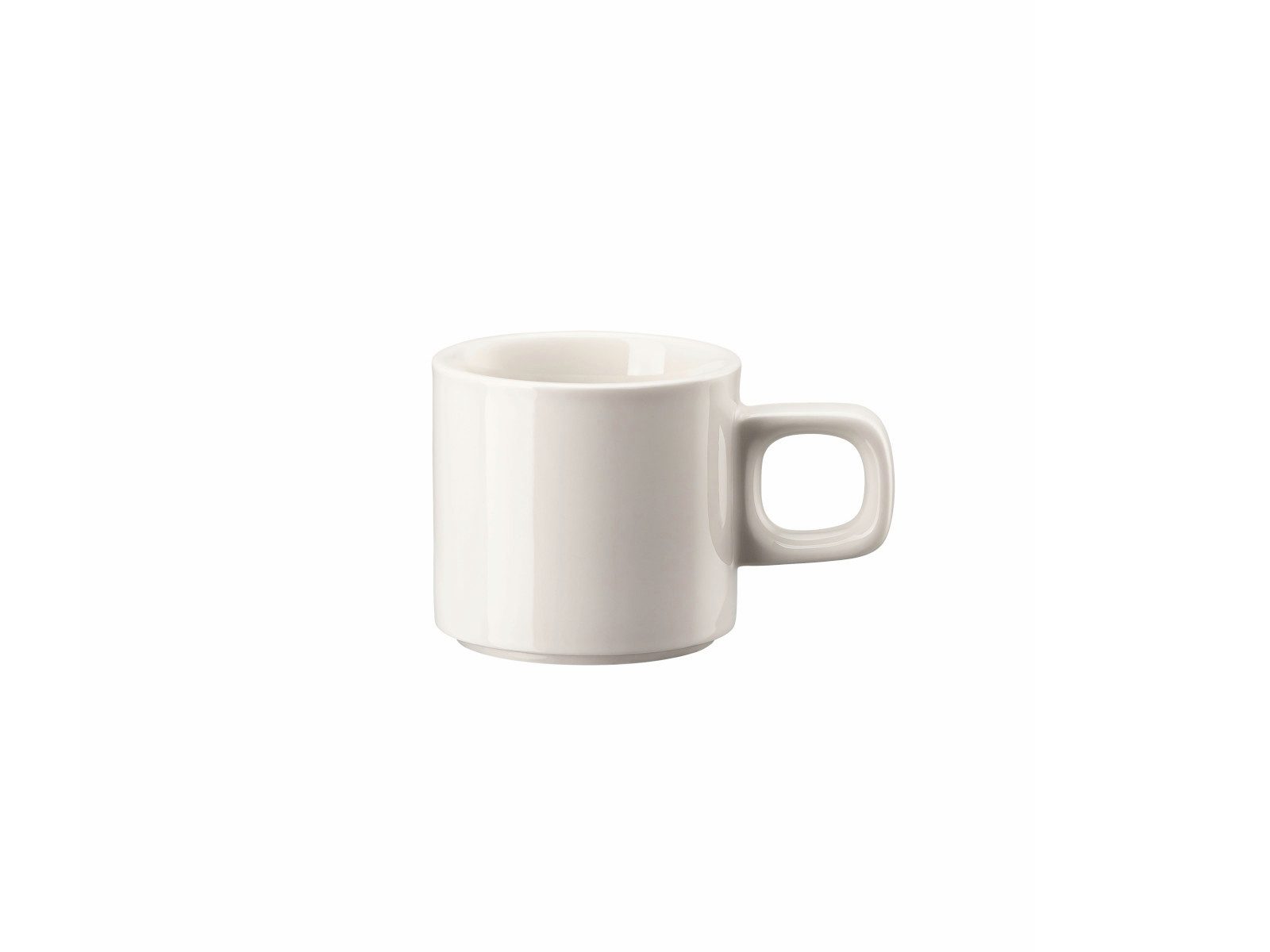 Rosenthal Espressotasse Bloom Snow Espresso-Obertasse 0,1l, Porzellan